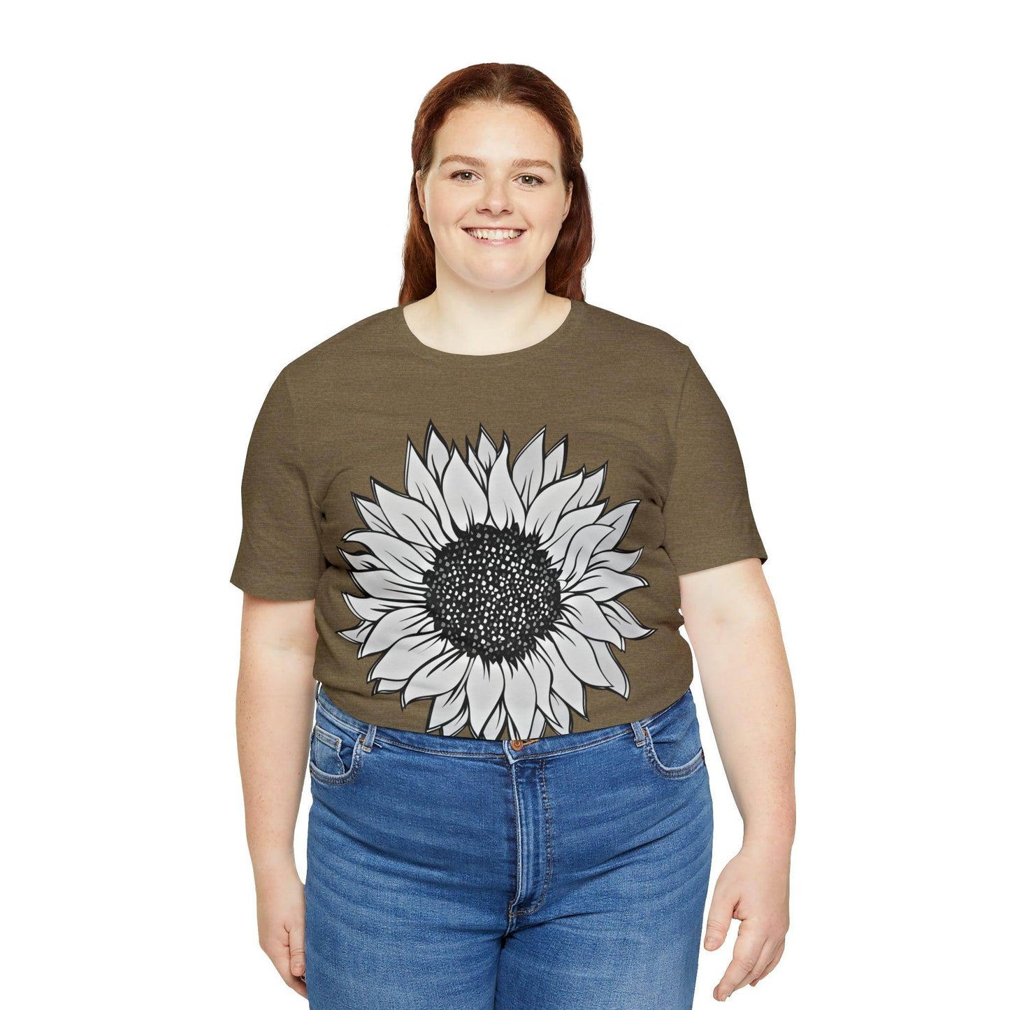Sunflower Shirt, Floral Tee Shirt, Flower Shirt, Garden Shirt, Womens Fall Summer Shirt Sunshine Tee, Gift for Gardener, Nature love - Giftsmojo