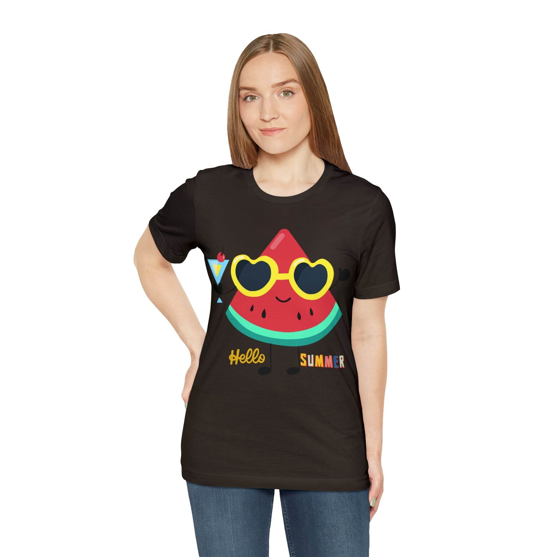 Funny Hello Summer Shirt, Water Mellon shirt, Summer shirts for women and men - Giftsmojo