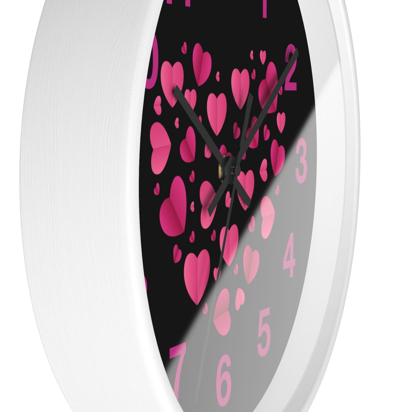 Heart Wall Clock Love Clock Romantic Home Decor
