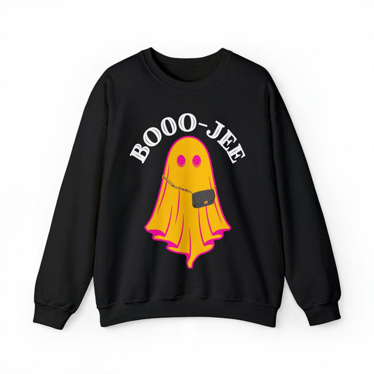 Booo-Jee Sweatshirt, Boo Halloween Sweatshirt, Spooky Ghost Sweatshirt, Boo Jee Shirt, Halloween Ghost Sweatshirt, Halloween Boo Shirt - Giftsmojo