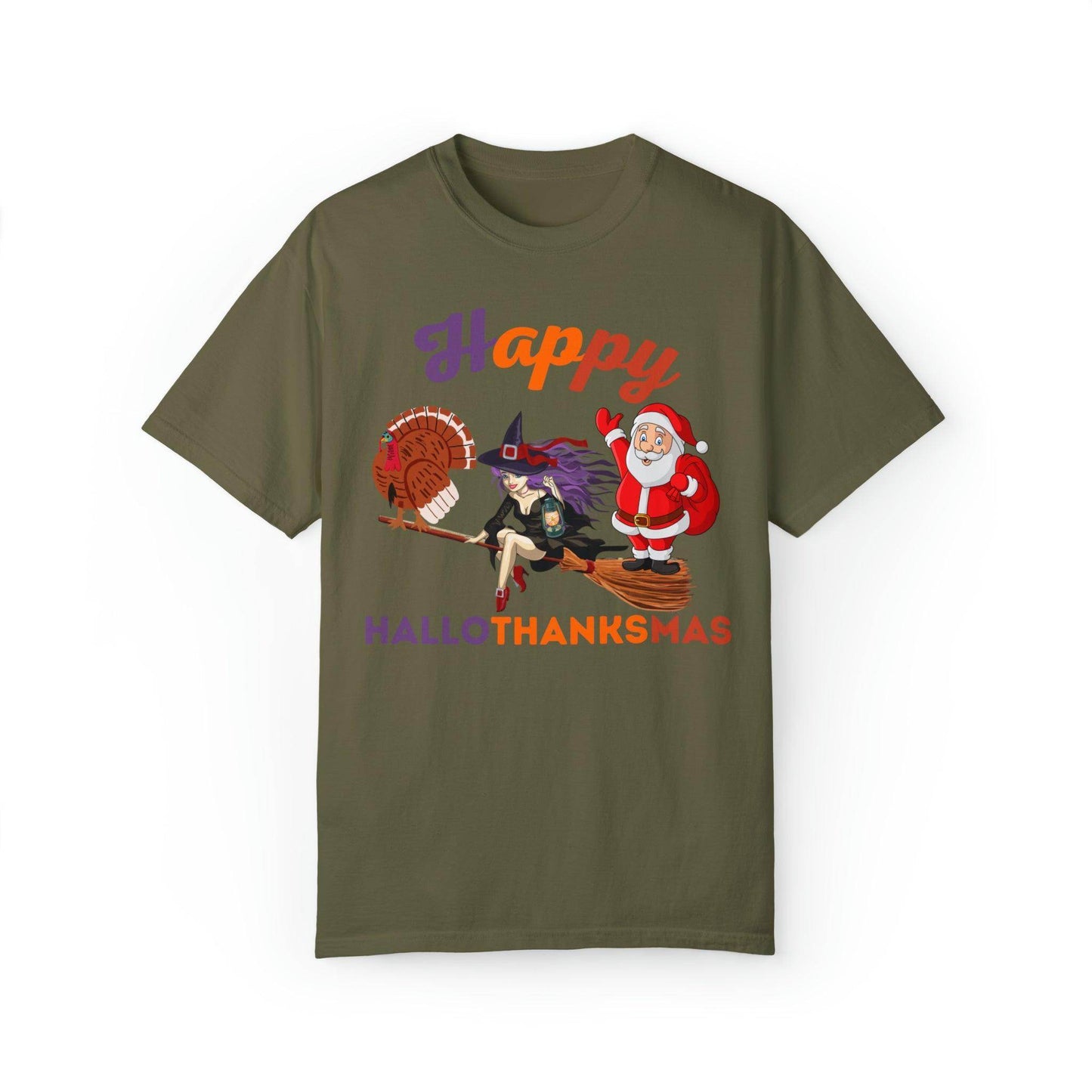 Happy HALLOTHANKSMAS Gift for Fall Halloween Thanksgiving Christmas Gift - Giftsmojo