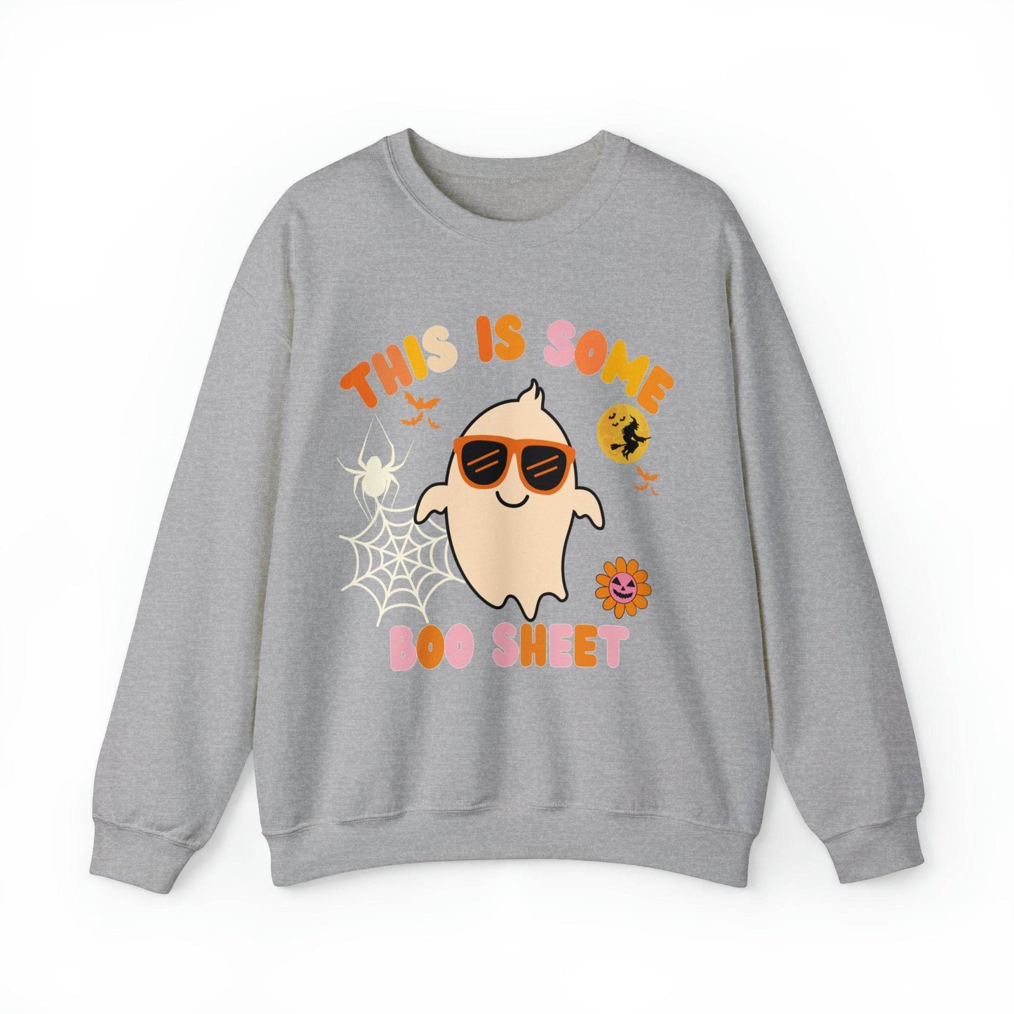 This Is Some Boo Sheet Ghost Sweatshirt Cute Ghost Sweatshirt Boo Ghost Sweatshirt Gift Shirt Funny Halloween Shirt Spooky Season Shirt - Giftsmojo