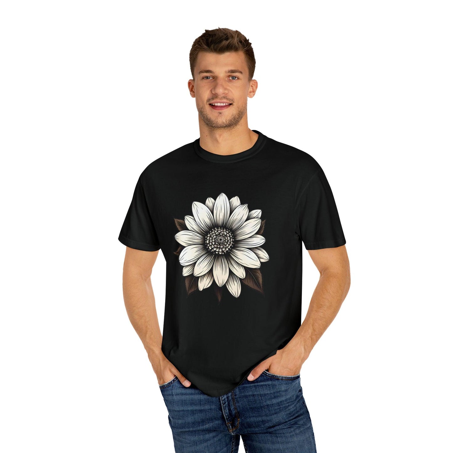 Sunflower Shirt Flower Shirt Aesthetic Women Top Floral Graphic Tee Floral Shirt Flower T-shirt, Wild Flower Shirt Gift For Her