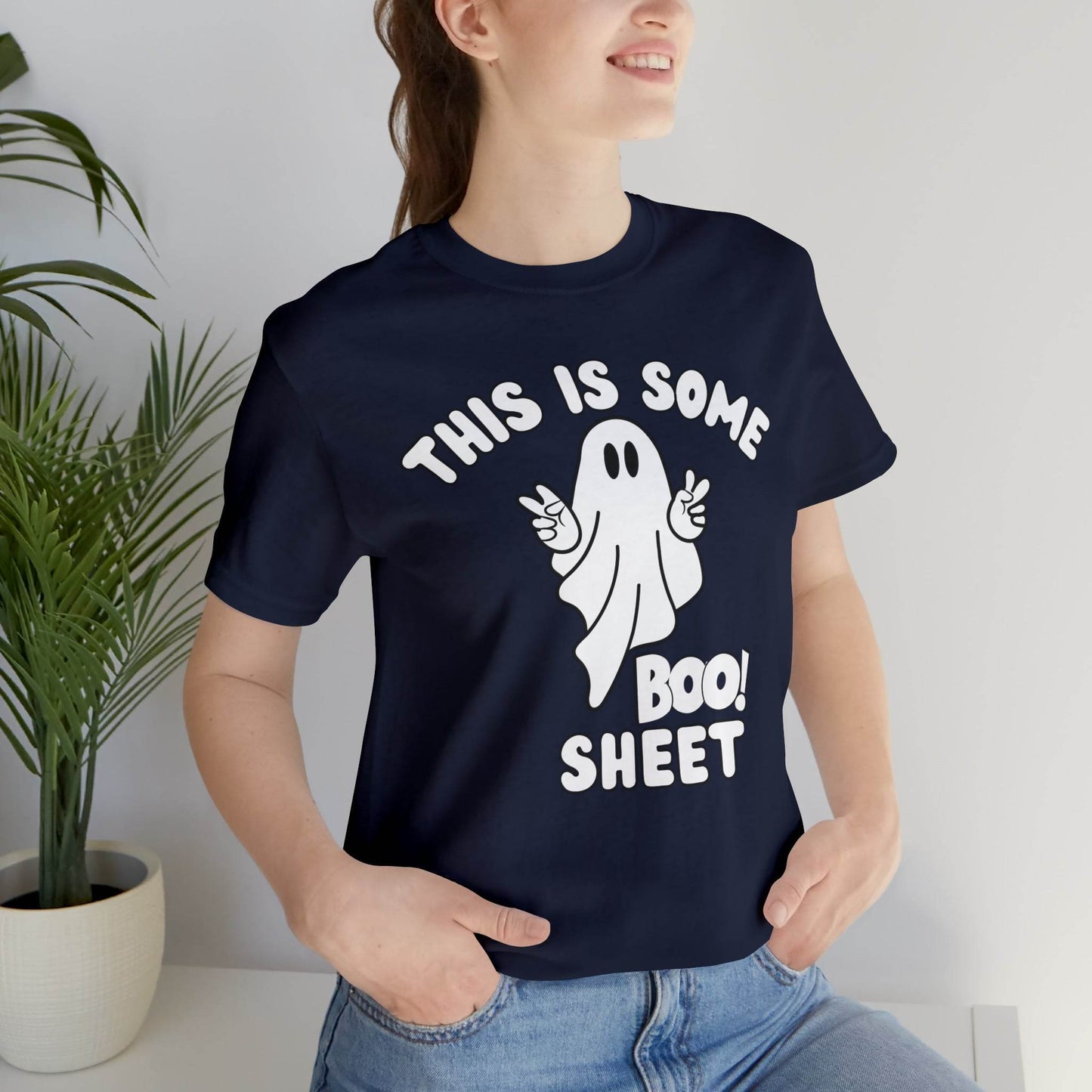 This Is Some Boo Sheet Funny Halloween Shirt Funny Halloween Costume Spooky Season Tee Funny Gift Shirt for Birthday Christmas Anniversary - Giftsmojo