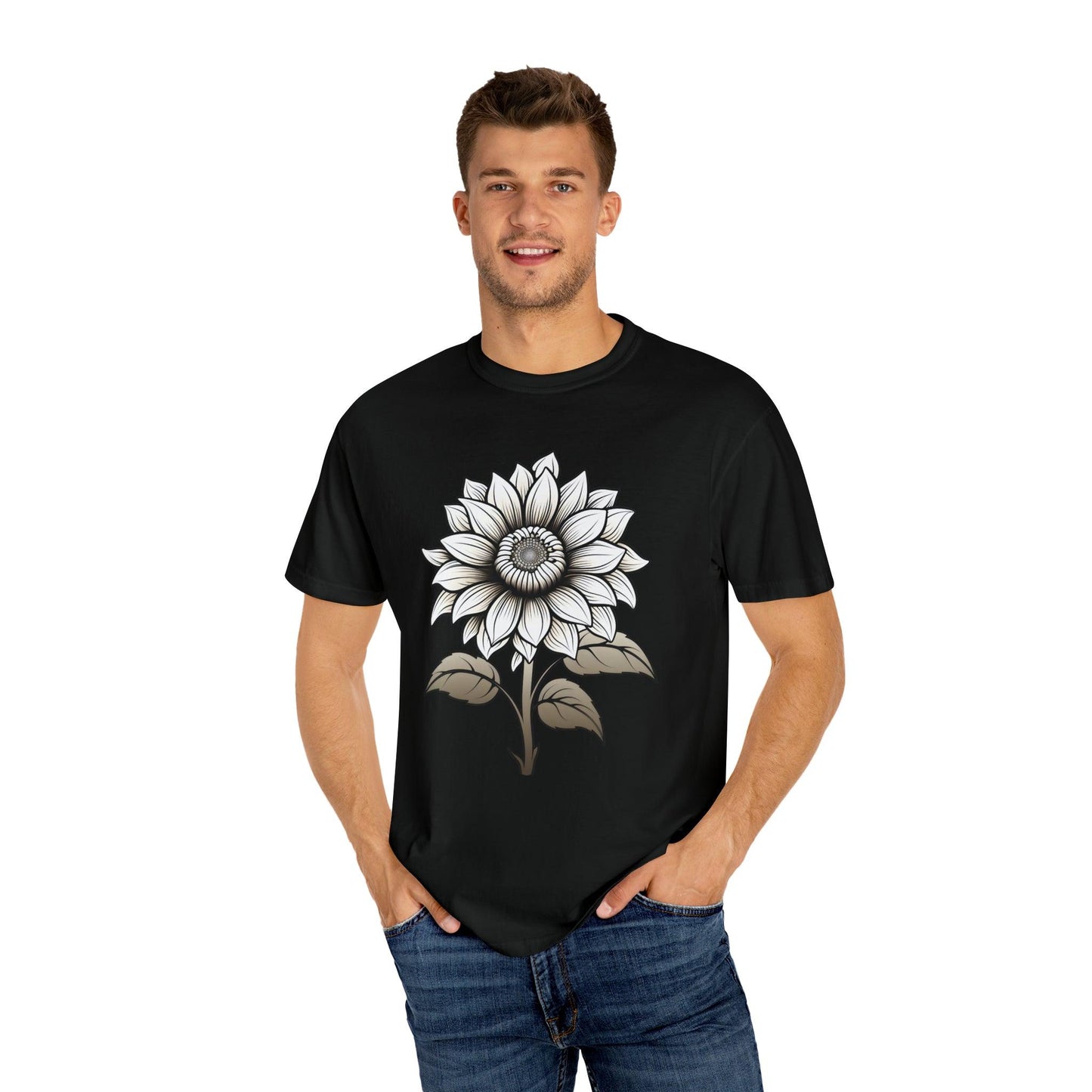 Sunflower Shirt Vintage Flower Shirt Aesthetic, Floral Graphic Tee Floral Shirt Flower T-shirt, Wild Flower Shirt Gift For Her