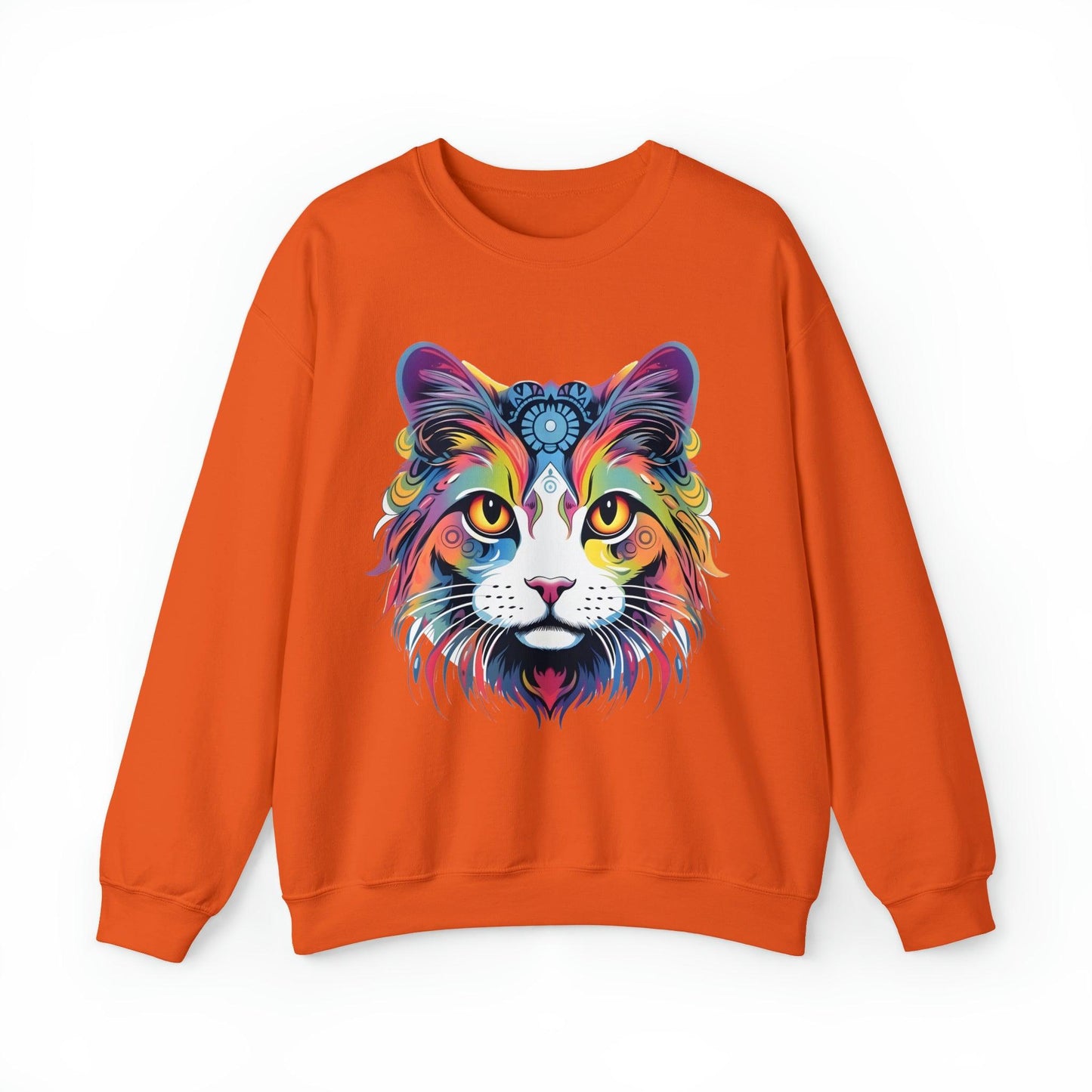 Vintage Cat Lover Sweater Animal Lover Gift Cat Mom Gift Cat Lover Gift Cat Mom Sweatshirt Retro Cat Sweatshirt Cat Crewneck Sweatshirt - Giftsmojo