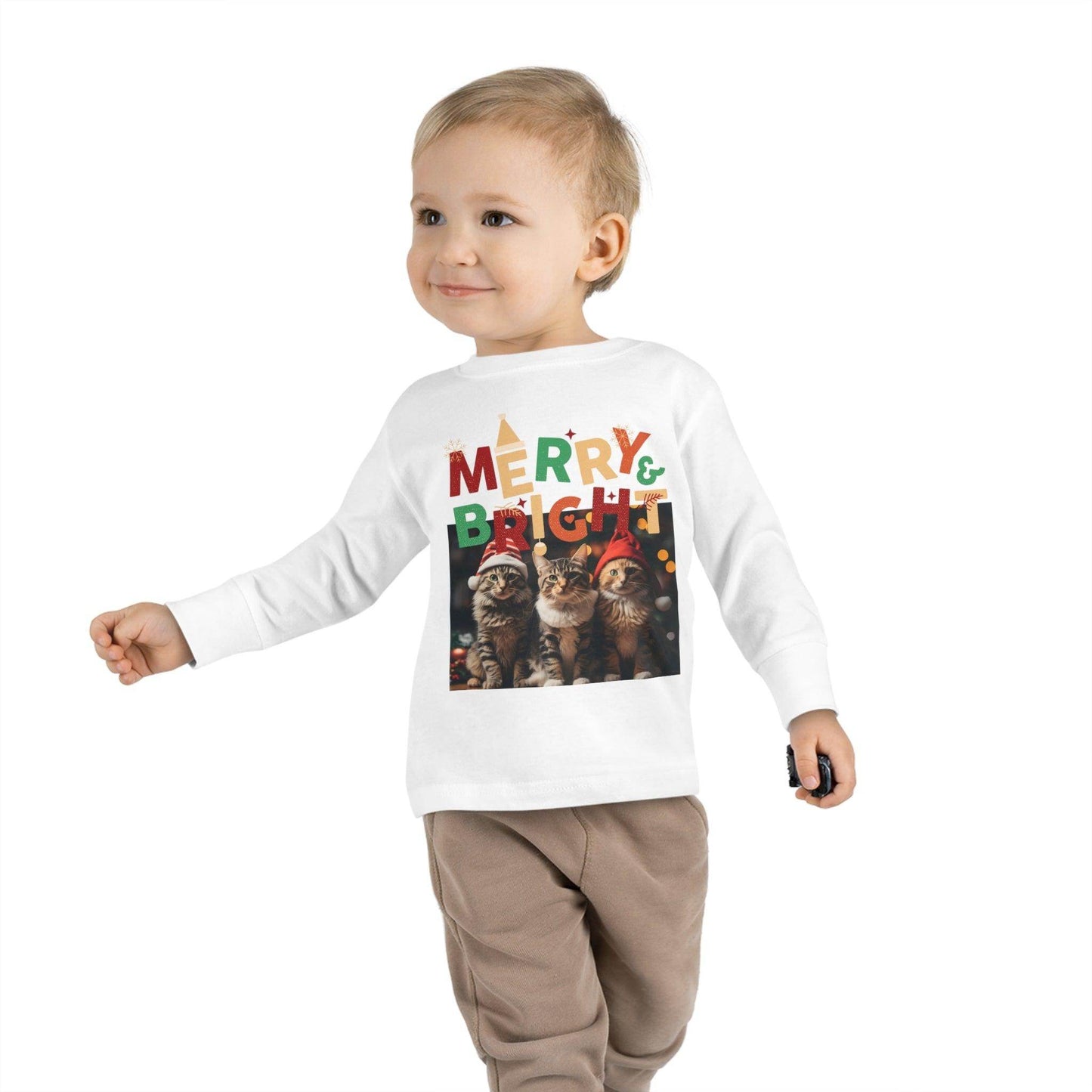 Toddler Christmas Shirt Toddler Christmas Long Sleeve Tee Kids Christmas Gift - Giftsmojo