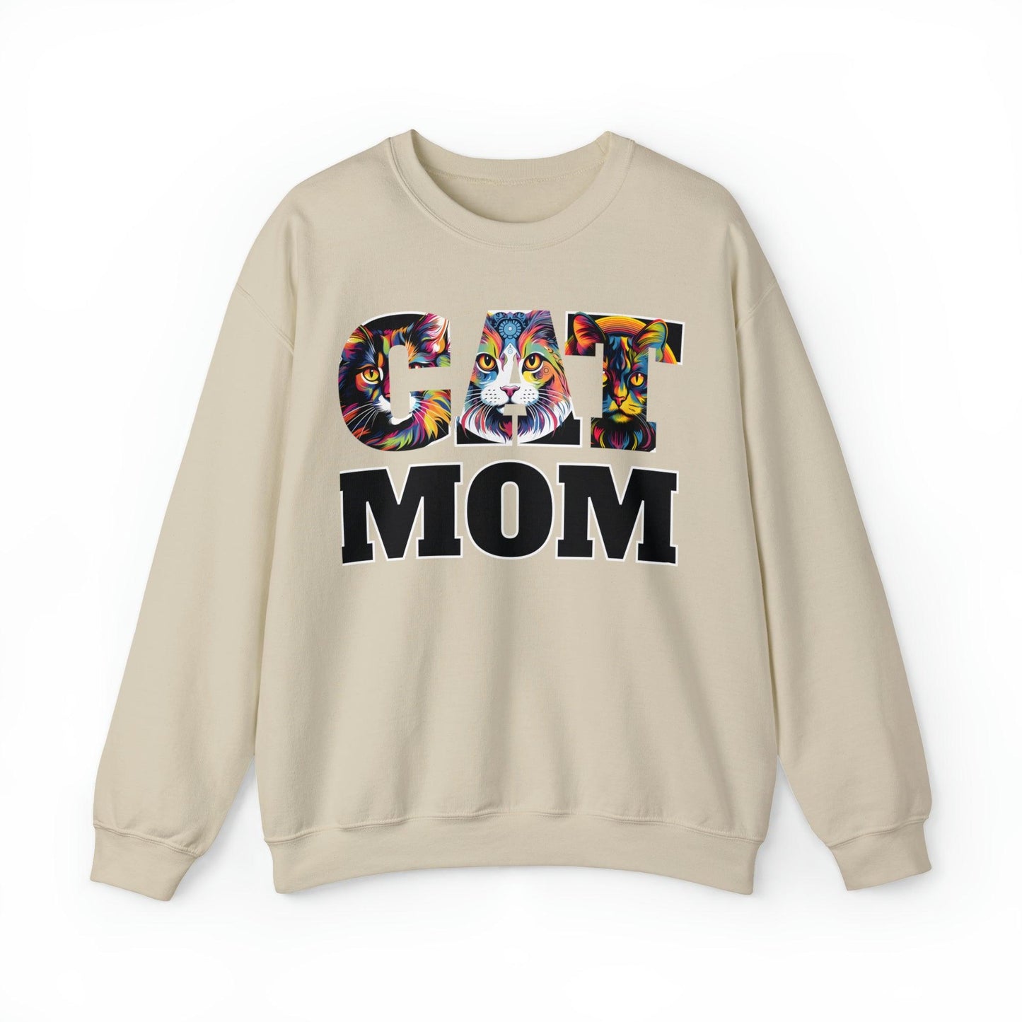 Cat Mom Sweatshirt Cat Sweatshirt Cat Crewneck Sweatshirt Cat Mom Gift Cat Lover Gift Cat Mama Shirt Cat Lover Sweater Animal Lover Gift