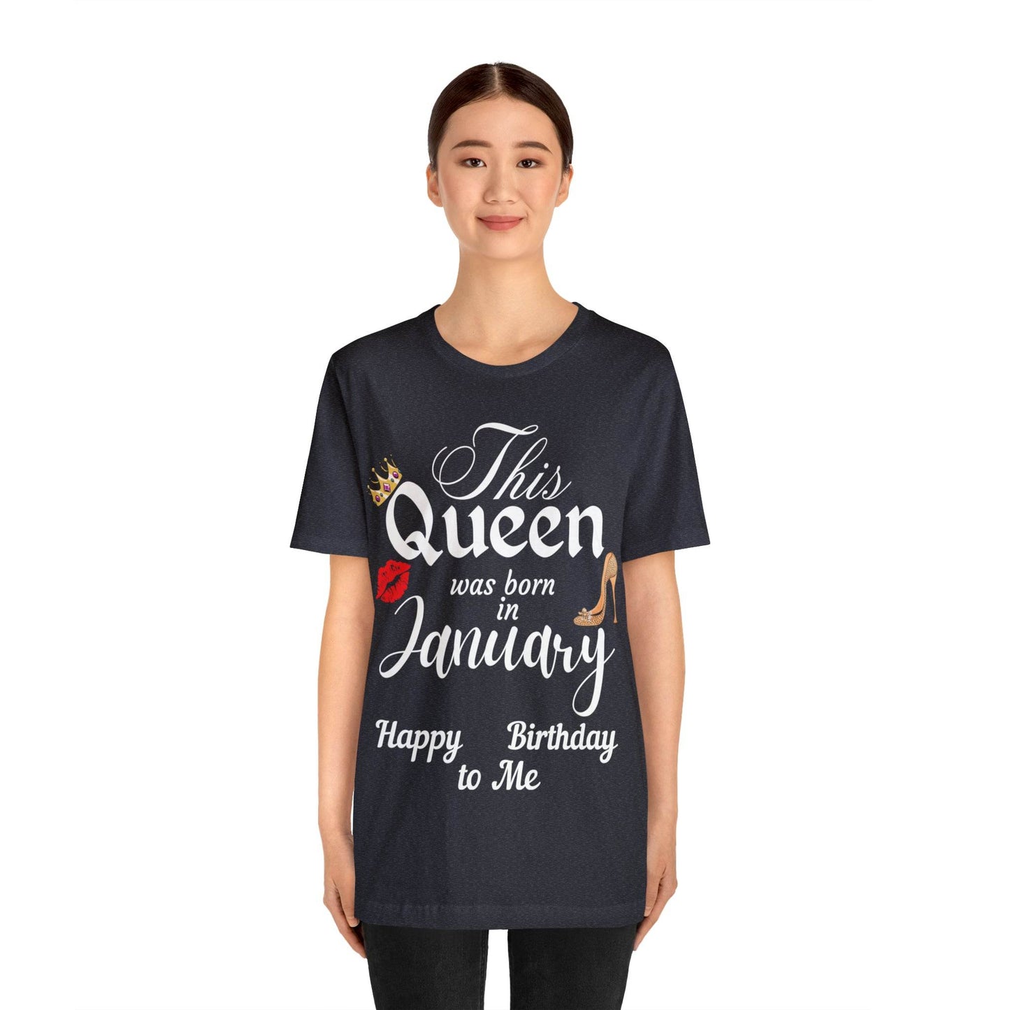 Birthday Queen Shirt, Gift for Birthday, This Queen was born in January Shirt, Funny Queen Shirt, Funny Birthday Shirt, Birthday Gift - Giftsmojo