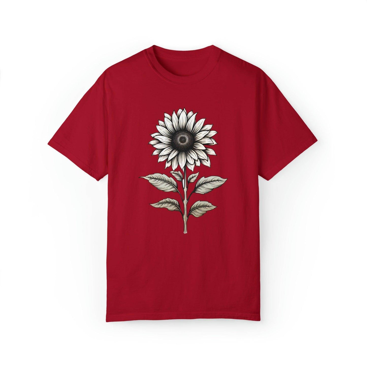 Sunflower Shirt Flower Shirt Aesthetic, Floral Graphic Tee Floral Shirt Flower T-shirt, Gift For Her Women Wildflower Shirt - Giftsmojo