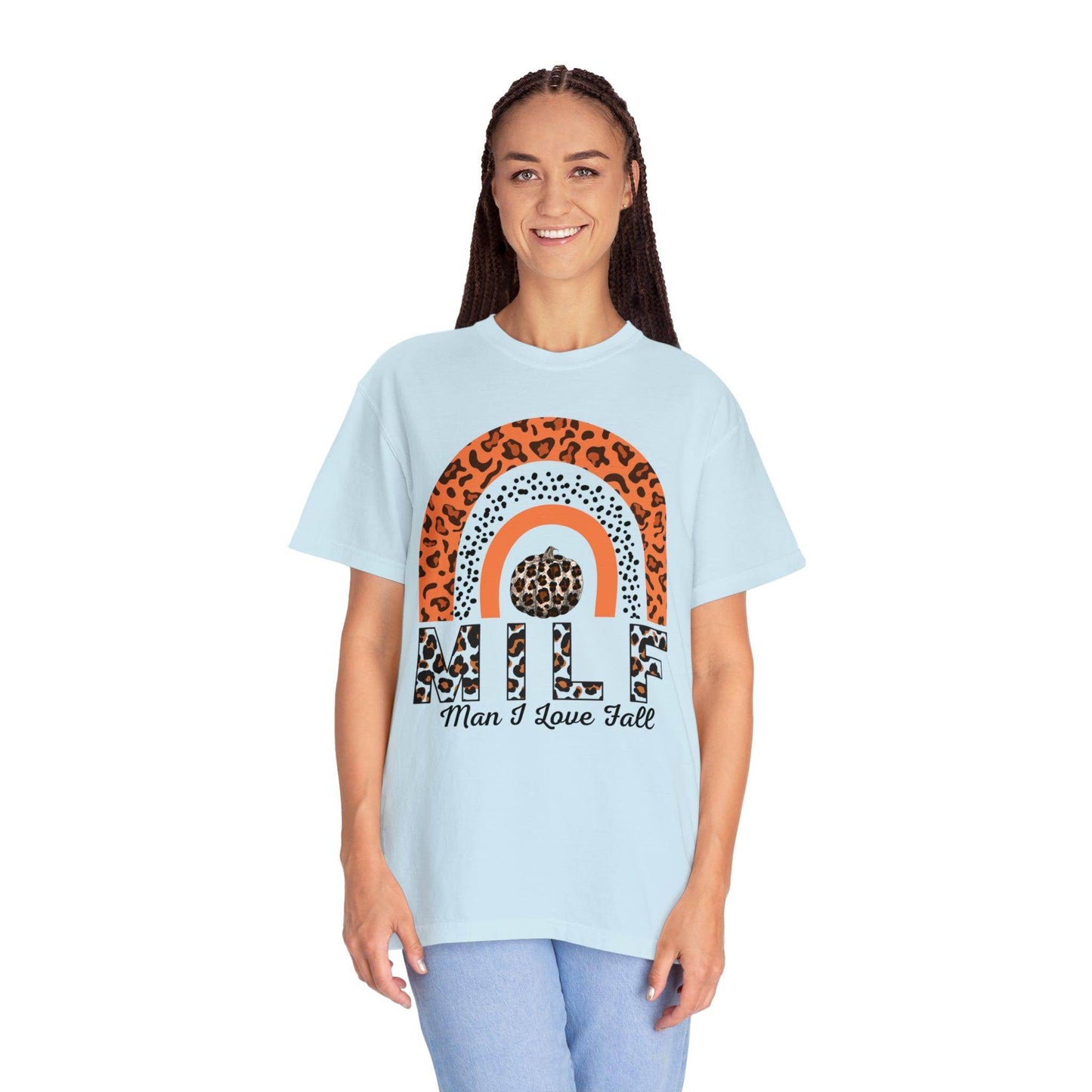 Man I love Fall Gift for Fall Funny fall shirts gift Pumpkin comfort colors shirt - Giftsmojo