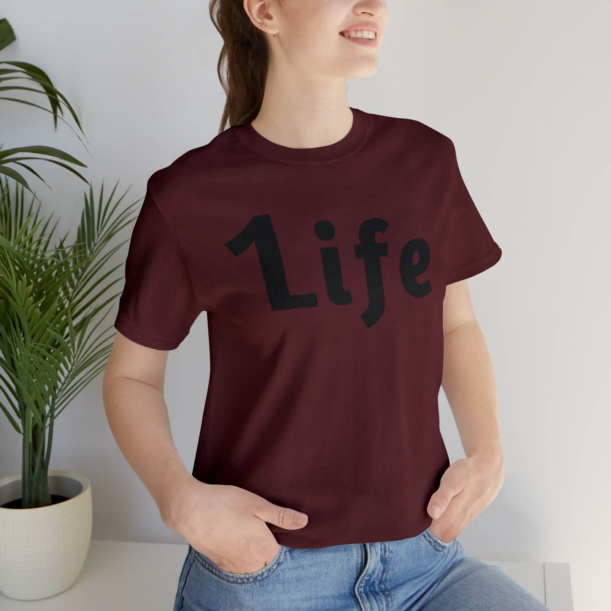 One life Shirt 1life shirt Live Your Life You Only Have One Life To Live - Giftsmojo