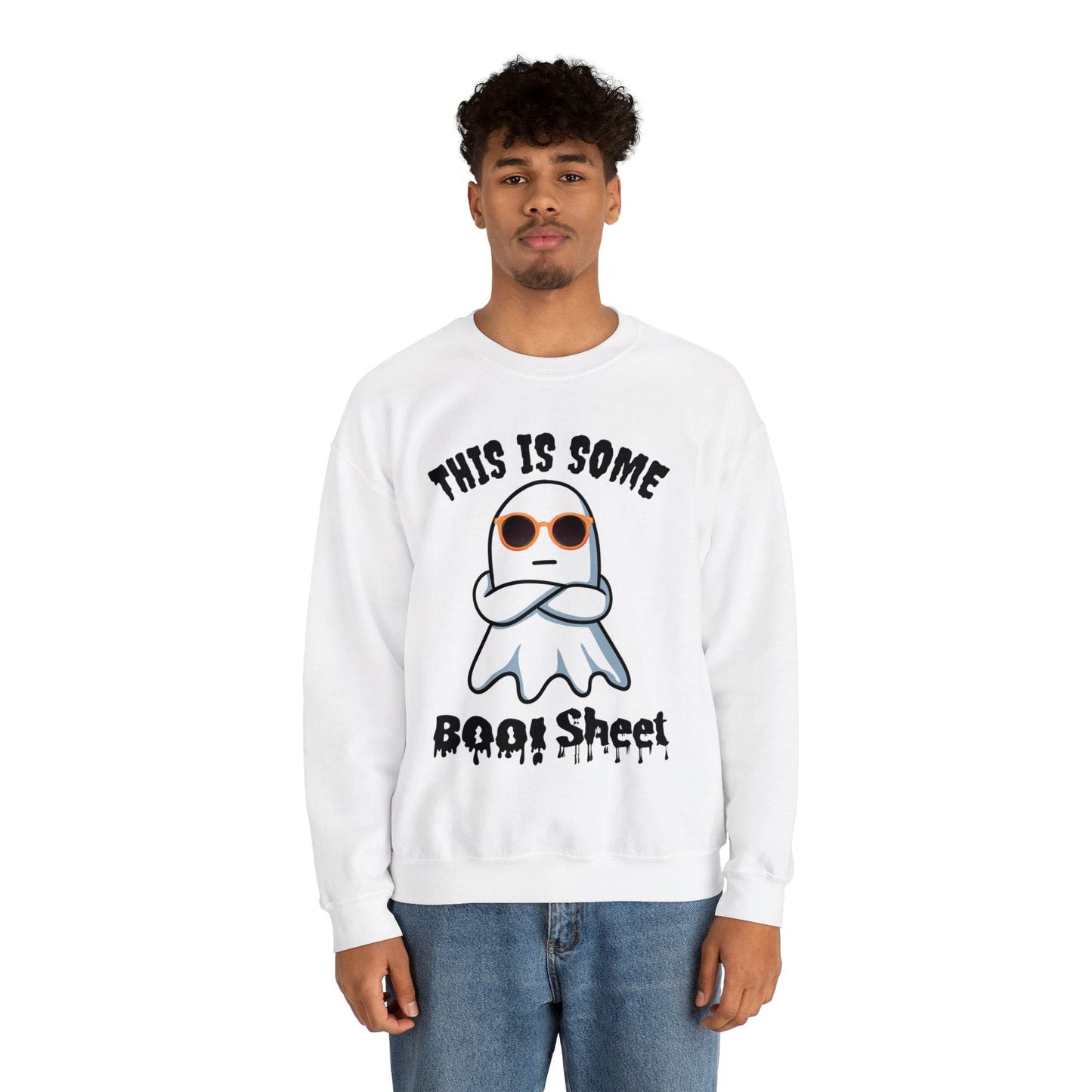 This Is Some Boo Sheet Funny HalloweenSweatshirt Funny Halloween Costume Spooky Season Tee Boo Ghost Sweatshirt Gift for Birthday Christmas - Giftsmojo