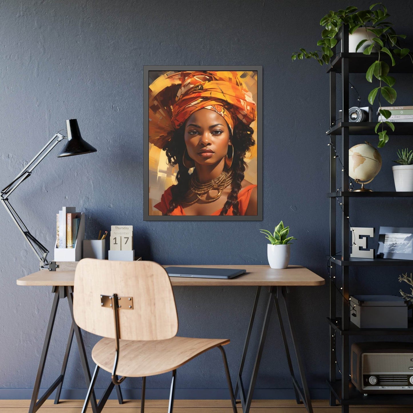 African Woman Framed Paper Posters - Giftsmojo