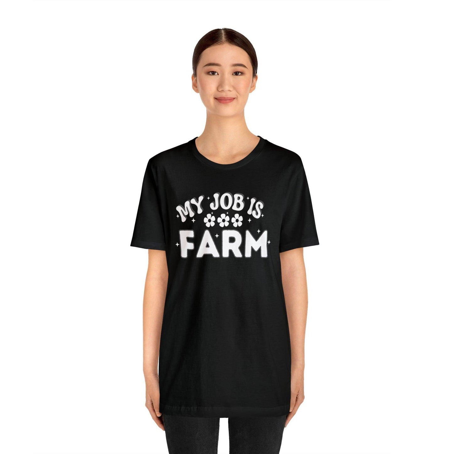My Job is Farm Shirt Farmer Shirt Farming Shirt Homestead Gardening Shirt Farmers, Farmhand, Livestock Farmer, Crop Grower Horticulturist, Animal Scientist, Agricultural Engineer Environmental Scientist,  - Giftsmojo