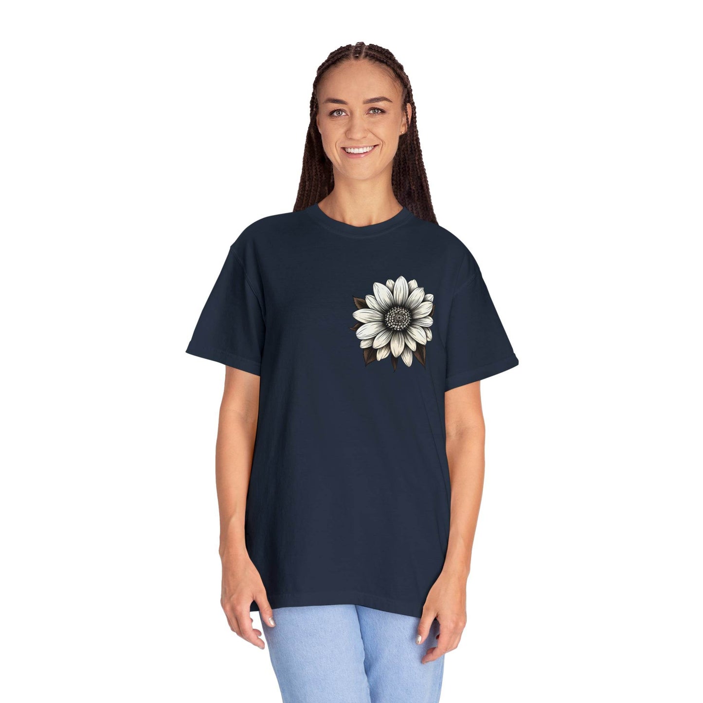 Sunflower Shirt Women Flower Shirt Aesthetic Women Top Floral Graphic Tee Floral Shirt Flower T-shirt, Wild Flower Shirt Gift For Her - Giftsmojo