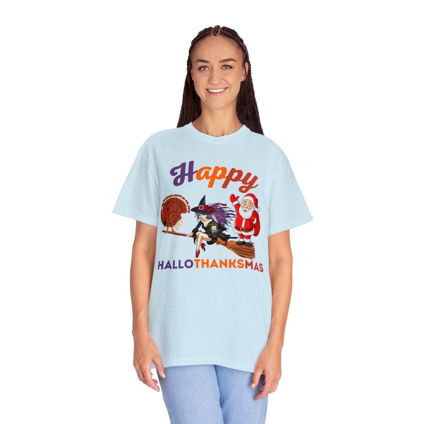 Happy HALLOTHANKSMAS Gift for Fall Halloween Thanksgiving Christmas Gift - Giftsmojo