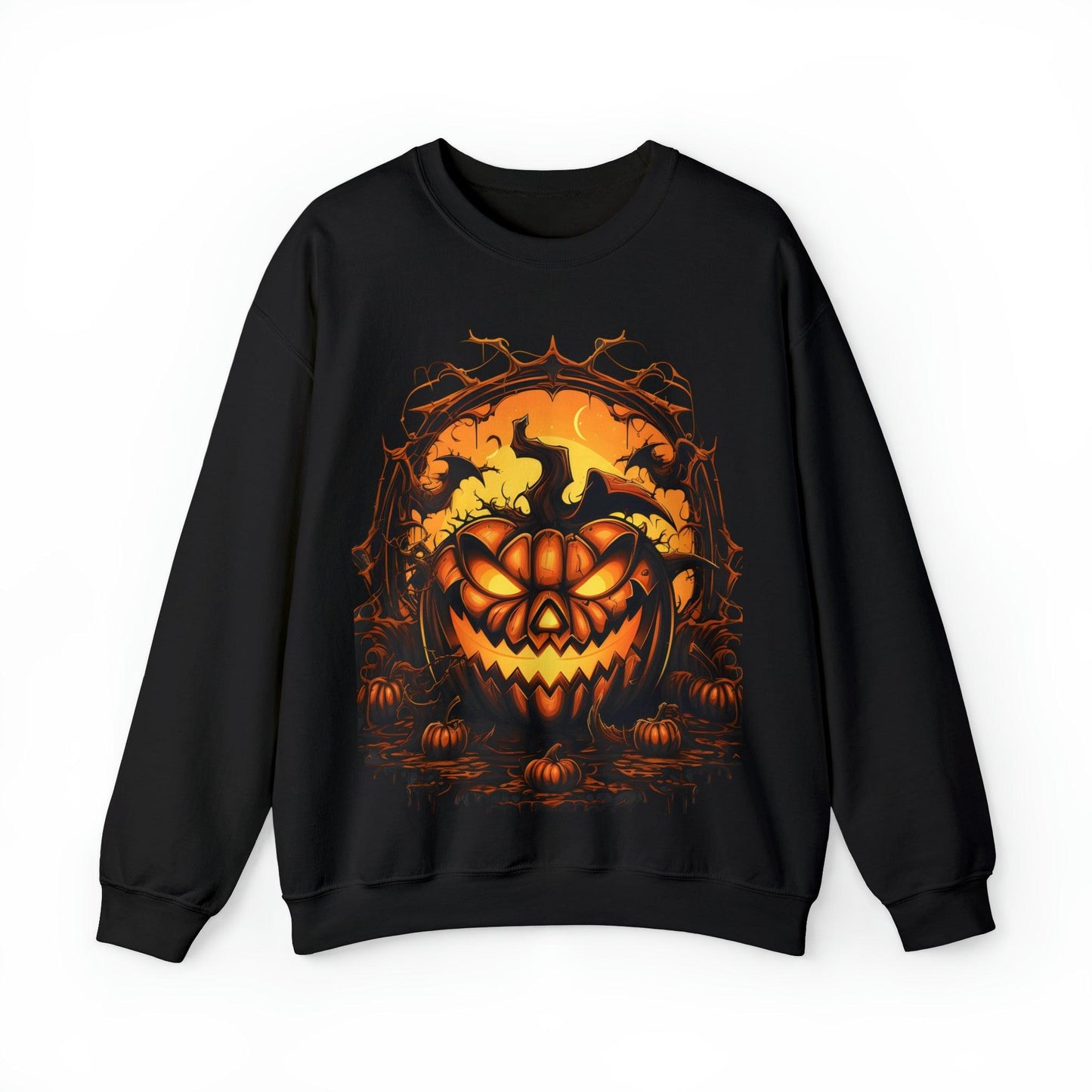 Scary Halloween Pumpkin Face Ghost Costume: Transform into a Spooky Specter - Giftsmojo