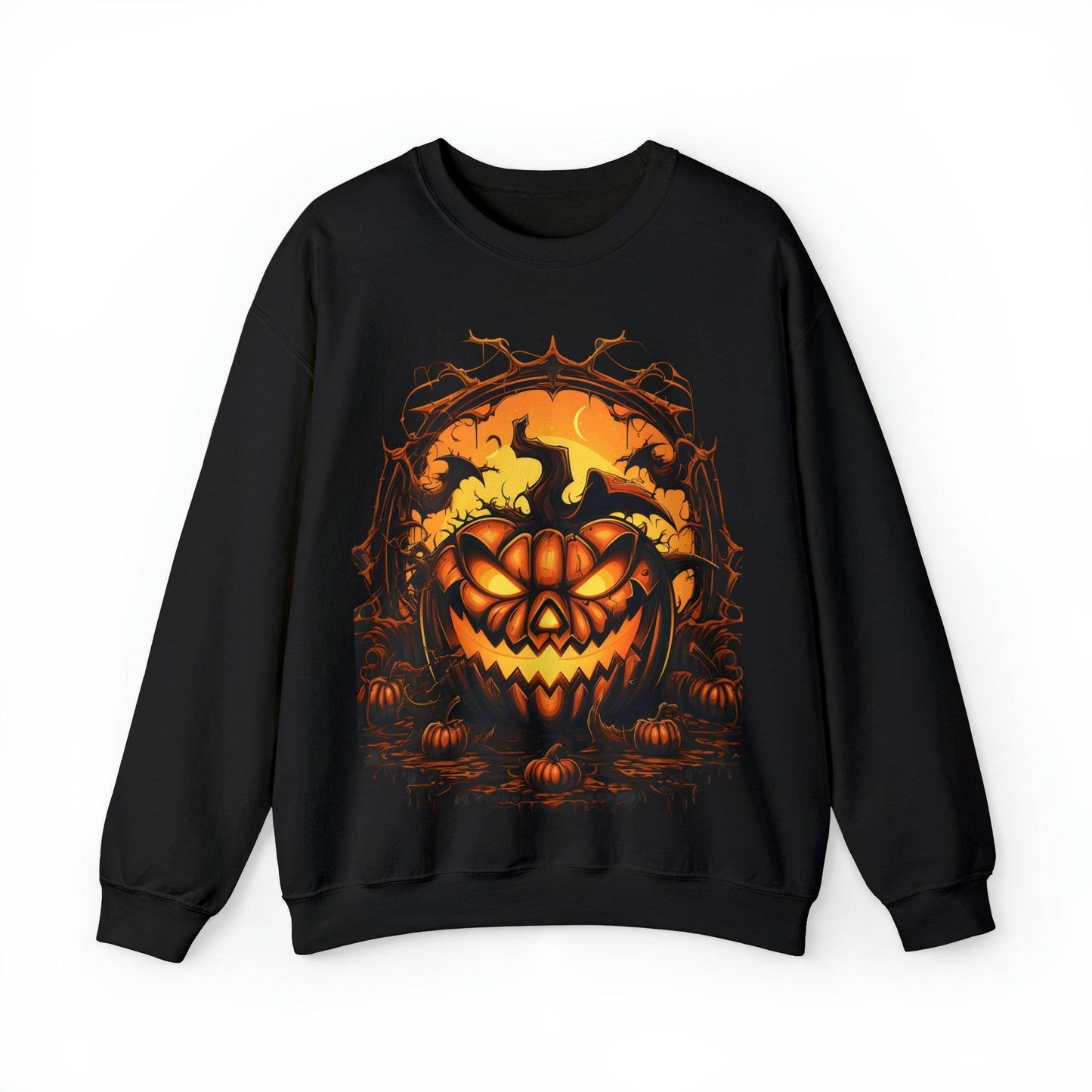 Scary Halloween Pumpkin Face Ghost Costume: Transform into a Spooky Specter - Giftsmojo