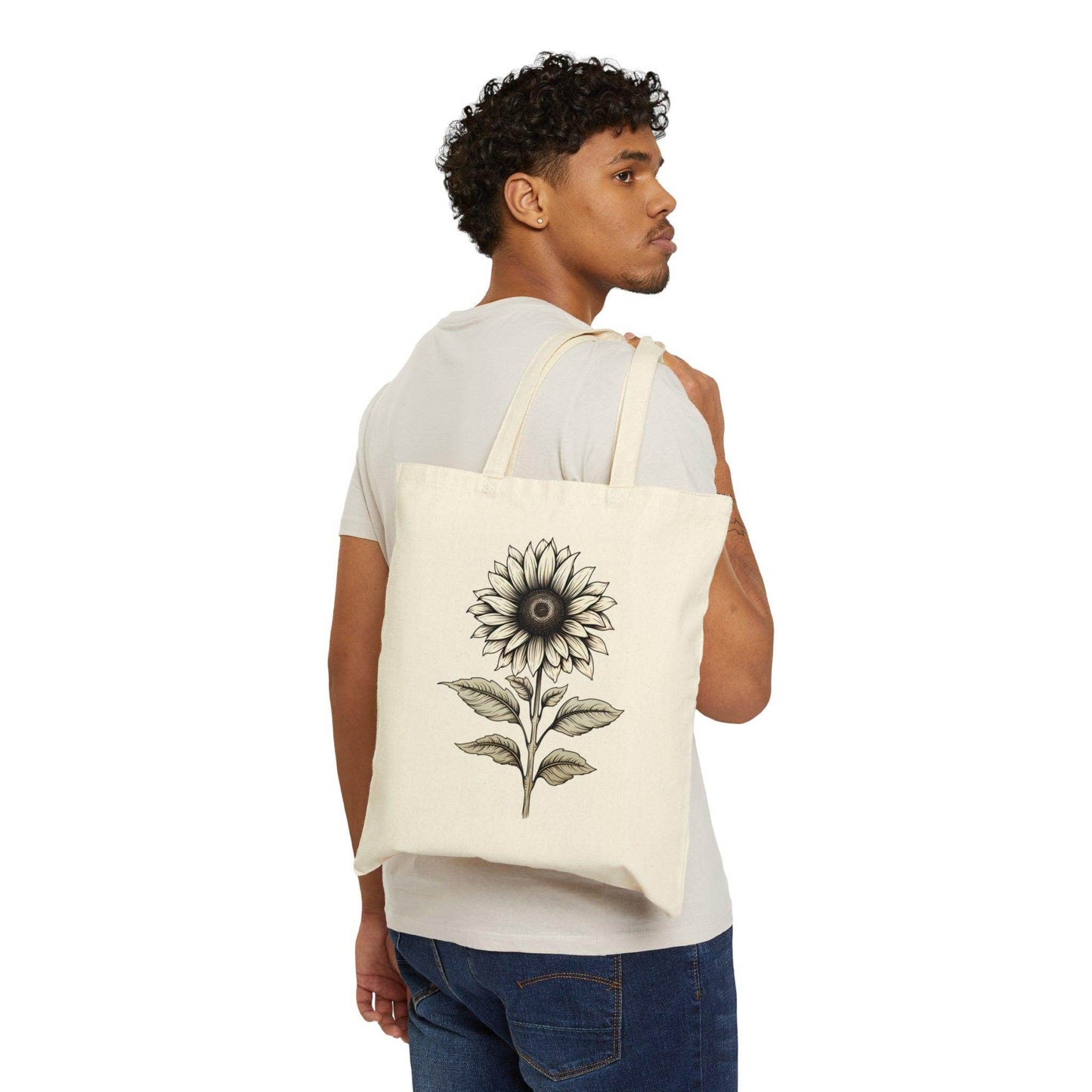 Floral Tote Bag Wildflower Totes Canvas Tote Bag Shopping Bag Gift For Women Totes Birthday Gift Bag Bridal Gift Tote Bag Library Bag - Giftsmojo