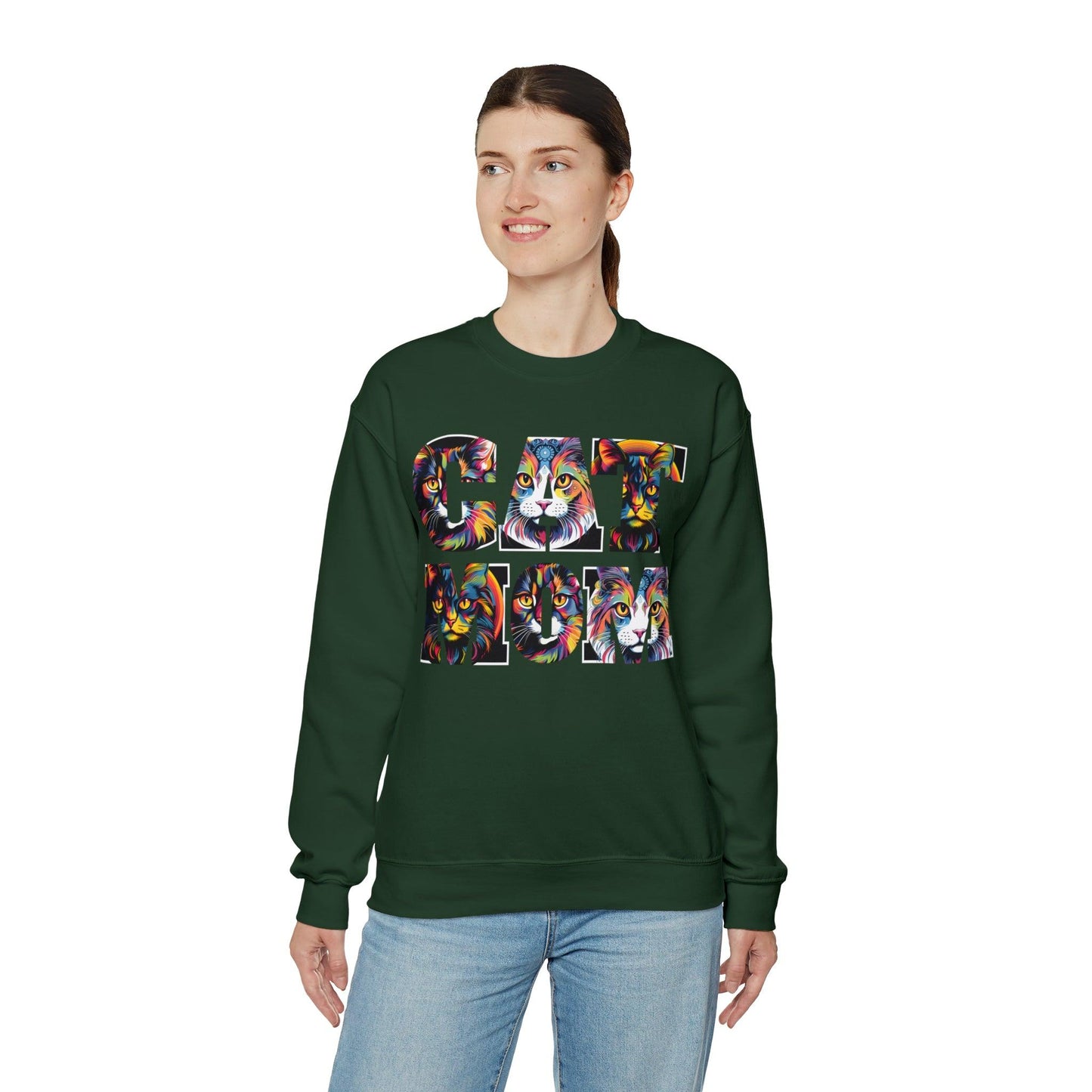 Vintage Cat Sweatshirt Cat Mom Sweatshirt Cat Crewneck Sweatshirt Cat Mom Gift Cat Lover Gift Animal Lover Cat Mama Shirt Cat Lover Sweater