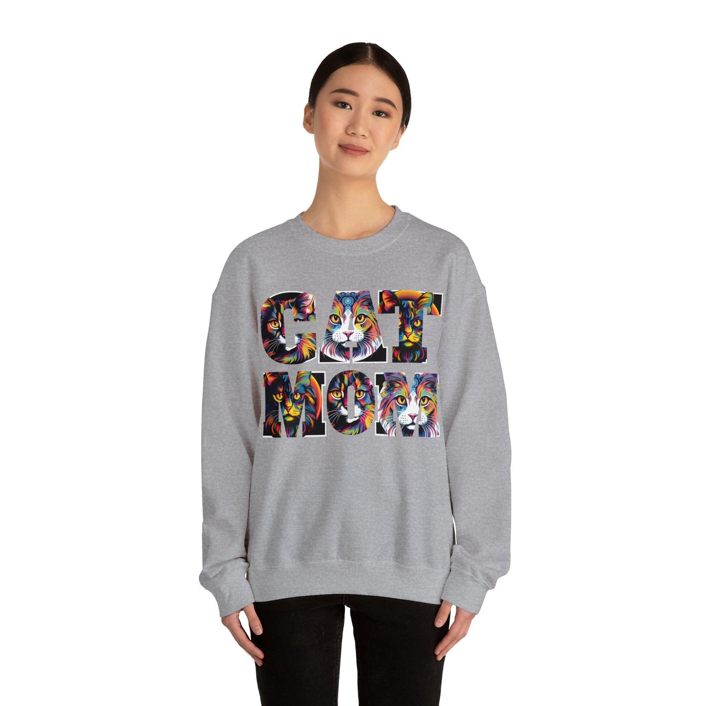 Vintage Cat Sweatshirt Cat Mom Sweatshirt Cat Crewneck Sweatshirt Cat Mom Gift Cat Lover Gift Animal Lover Cat Mama Shirt Cat Lover Sweater