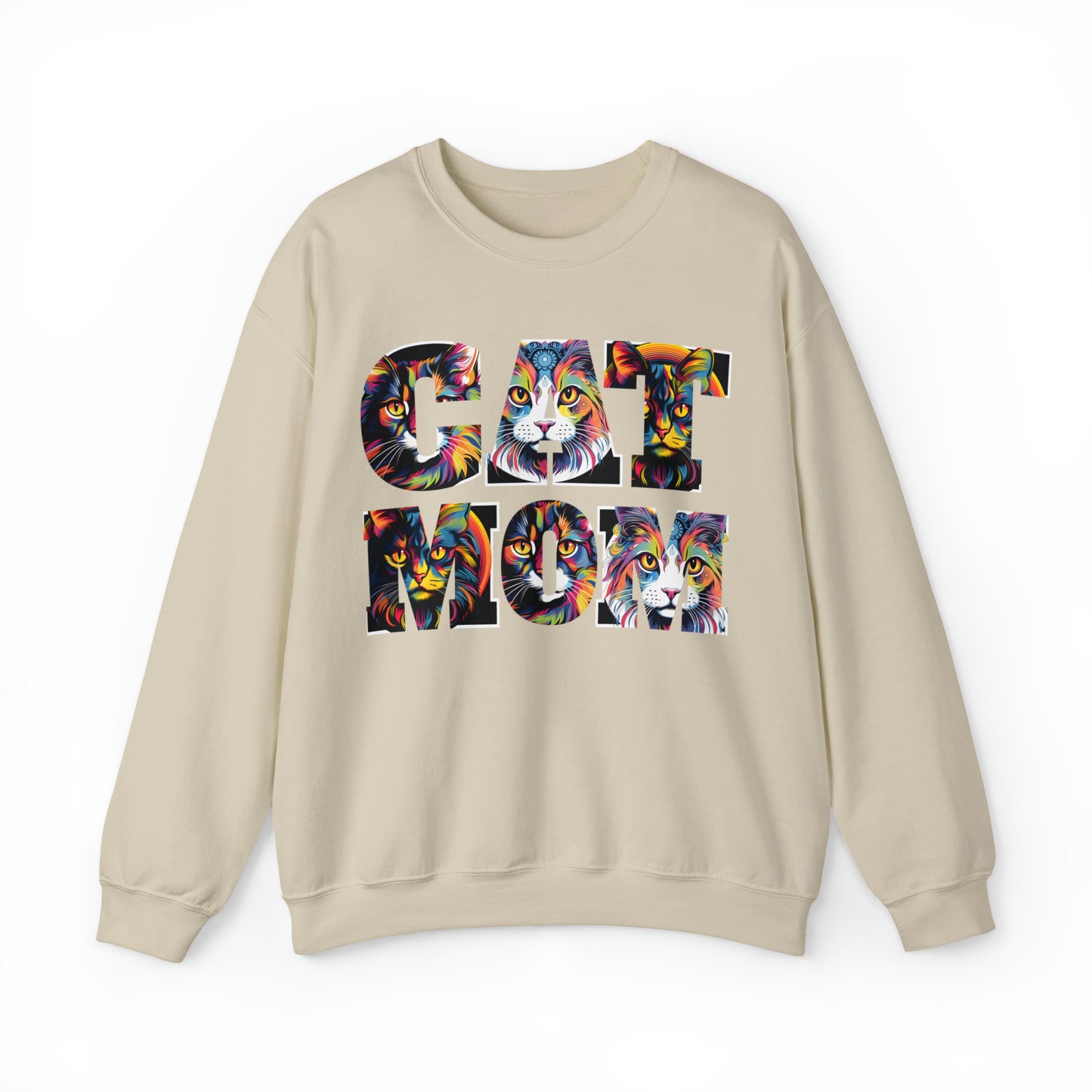 Vintage Cat Sweatshirt Cat Mom Sweatshirt Cat Crewneck Sweatshirt Cat Mom Gift Cat Lover Gift Animal Lover Cat Mama Shirt Cat Lover Sweater