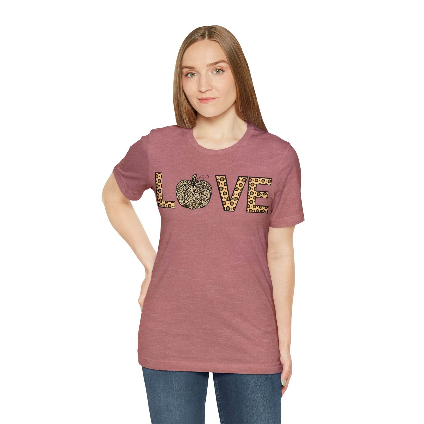 Embrace the Wild - Fall Leopard Print Shirt Leopard Print Love Fall - Pumpkin shirt - autumn shirt - Giftsmojo