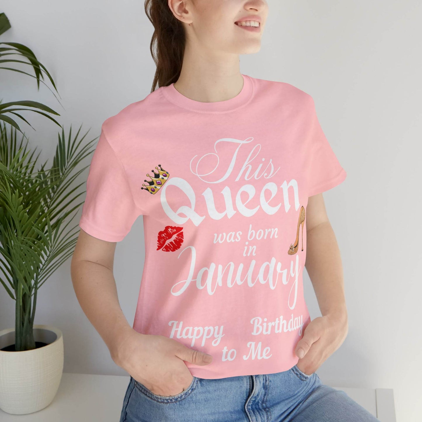 Birthday Queen Shirt, Gift for Birthday, This Queen was born in January Shirt, Funny Queen Shirt, Funny Birthday Shirt, Birthday Gift - Giftsmojo