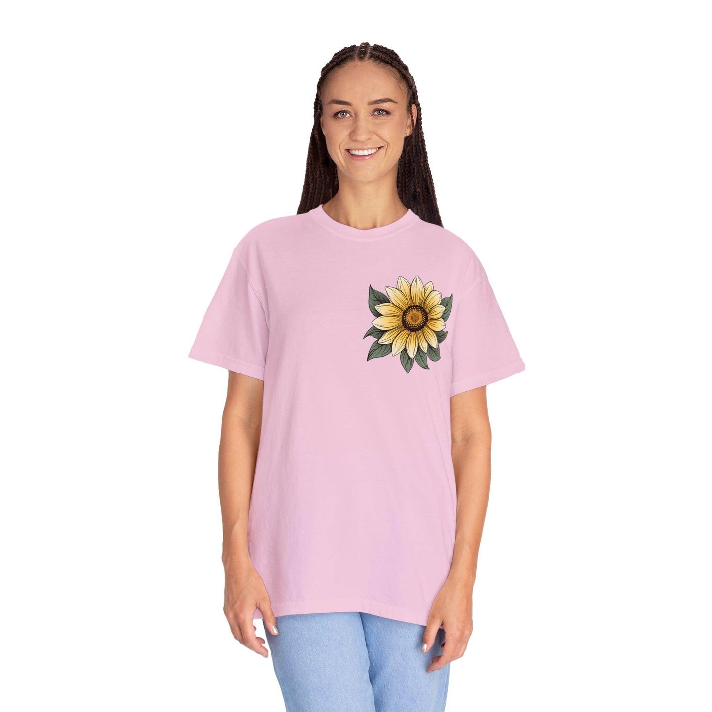 Sunflower Shirt Women Flower Shirt Aesthetic, Floral Graphic Tee Floral Shirt Flower T-shirt, Wild Flower Shirt Gift For Her Wildflower T-shirt - Giftsmojo