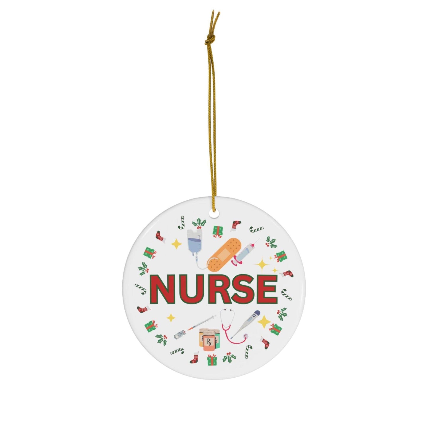 Nurse Christmas Ornament Nurse Ornament Nurse Christmas Tree Ornament Nurse Care Ornament Nurses Ornament Occupation Job - Giftsmojo
