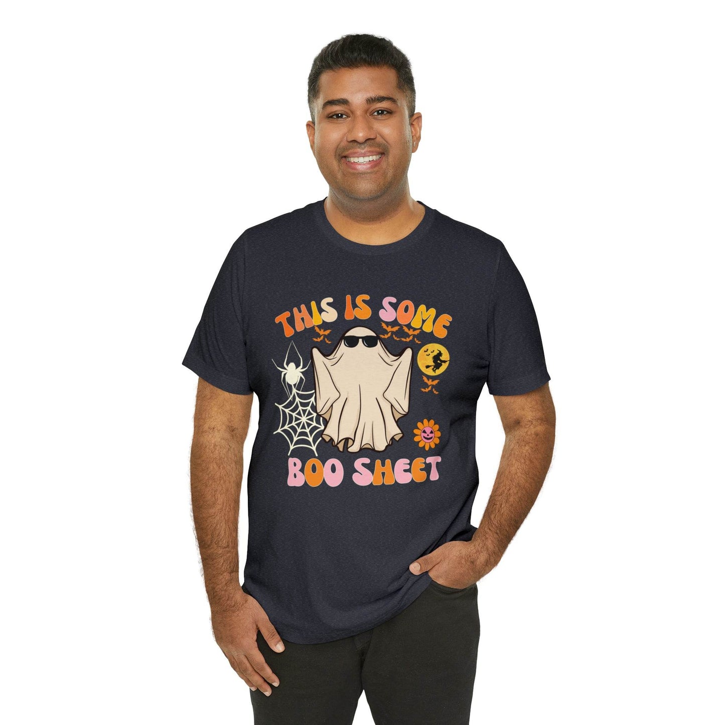 This Is Some Boo Sheet Funny Halloween Shirt Funny Halloween Costume Spooky Season Tee Funny Gift Shirt for Birthday Christmas Anniversary - Giftsmojo