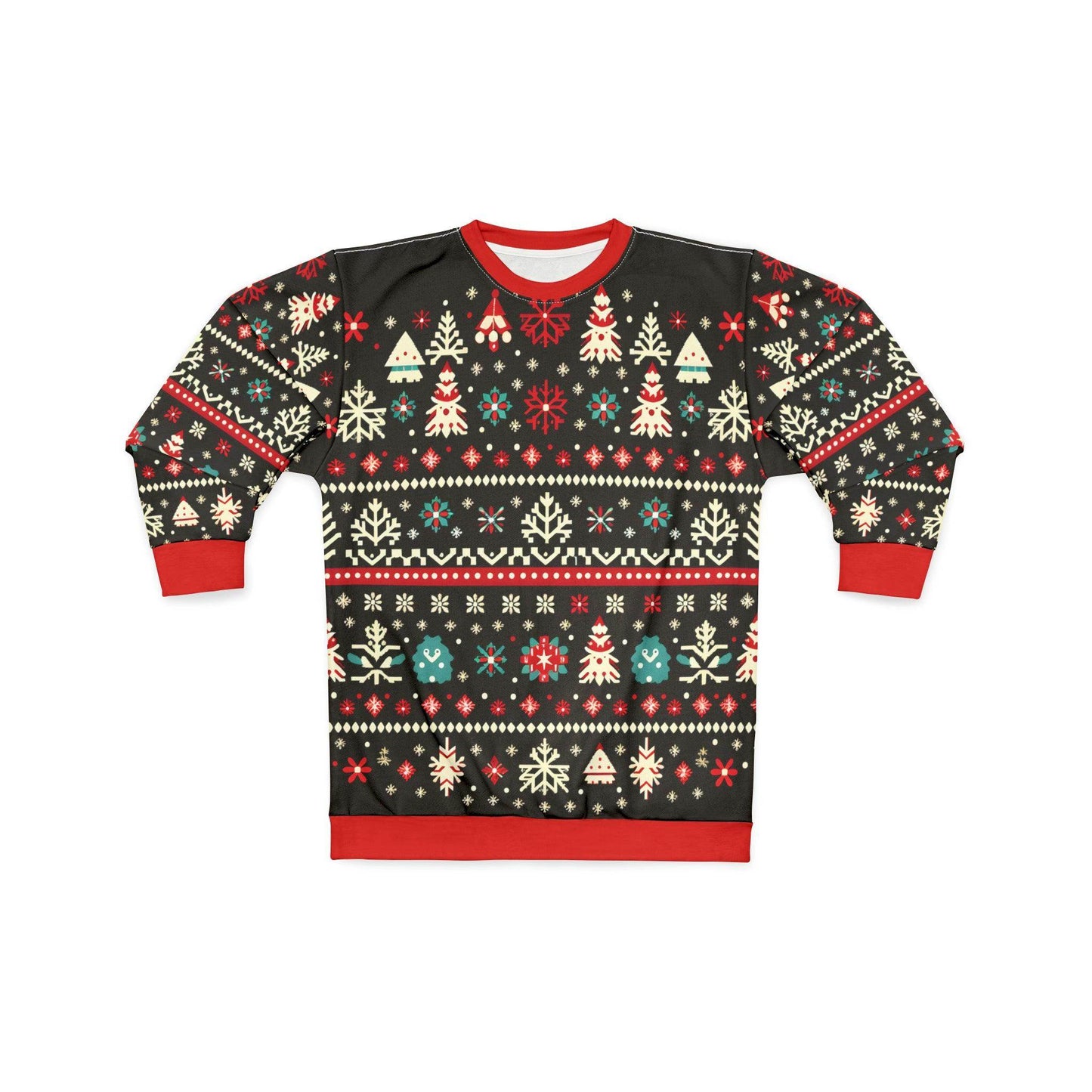 Ugly Christmas Sweater Green Christmas Sweatshirt Ugly Sweatshirt Full Ugly Christmas Shirt - Giftsmojo