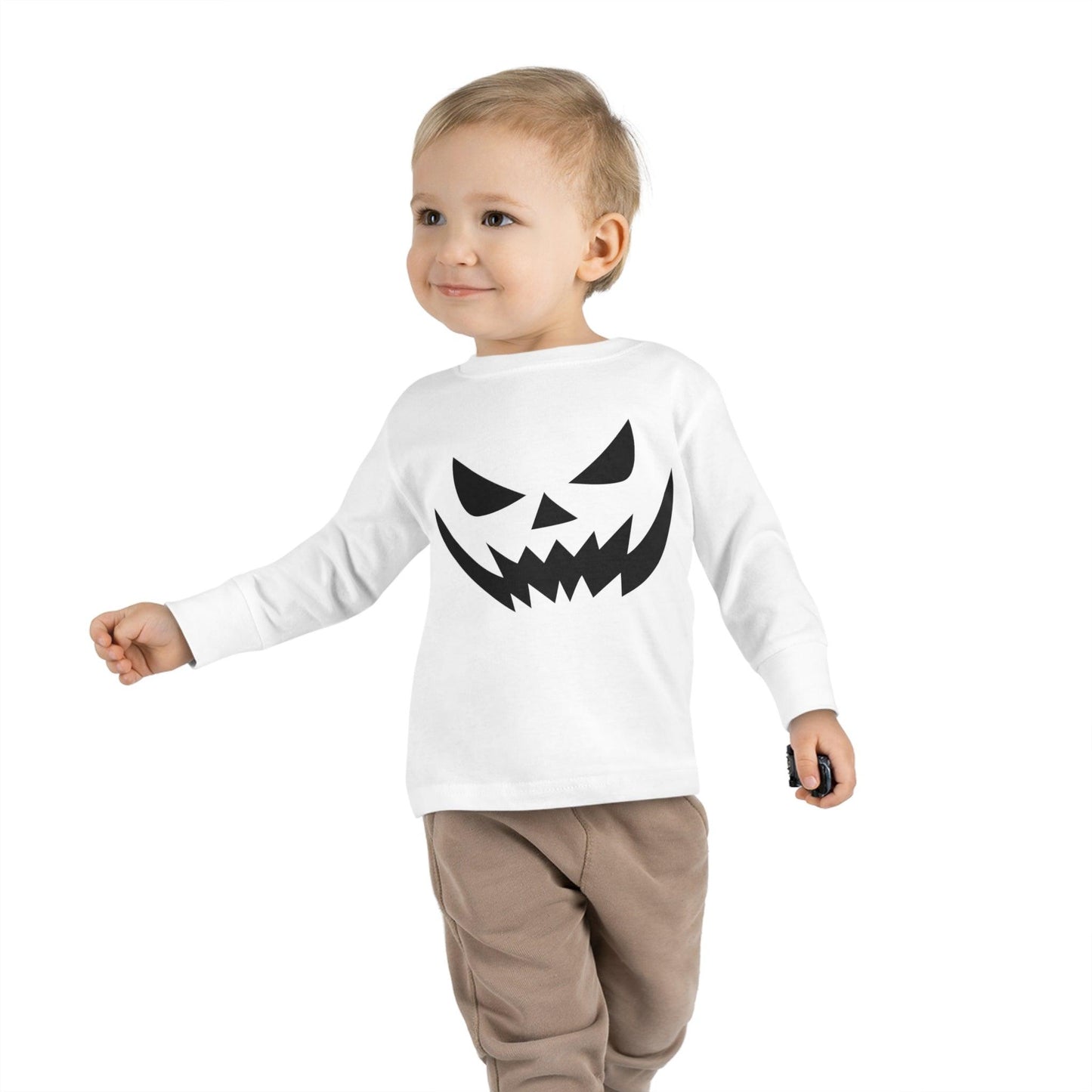 Kids Halloween Pumpkin Face Shirt Kids Jack O Lantern Shirt Kids Halloween Shirt Kids Long Sleeve Trick or Treat Outfit for Halloween - Giftsmojo