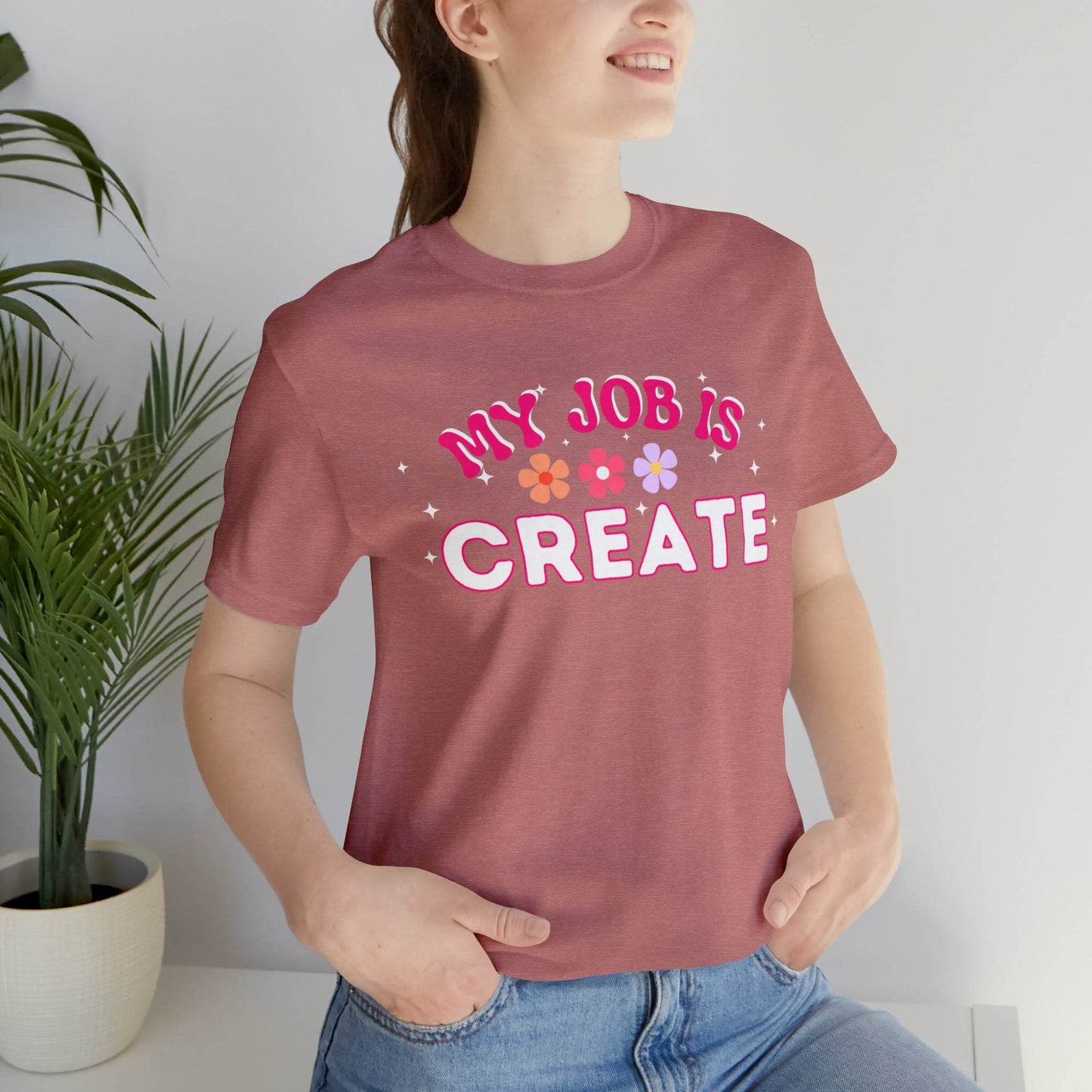 My Job is Create Shirt Artist Shirt, Content Creator Shirt Blogger Shirt Vlogger Shirt, Youtuber shirt - Giftsmojo