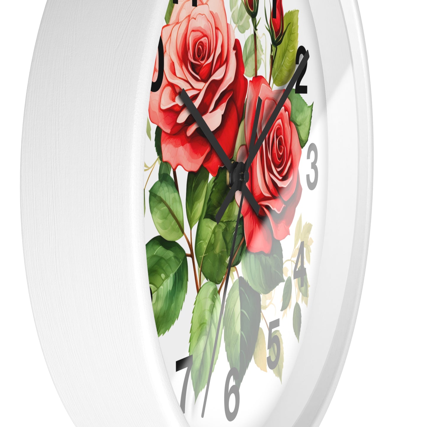 Wall Clock Floral Wall Clock Kids Room Home Decor New Home Gift House Warming Gift