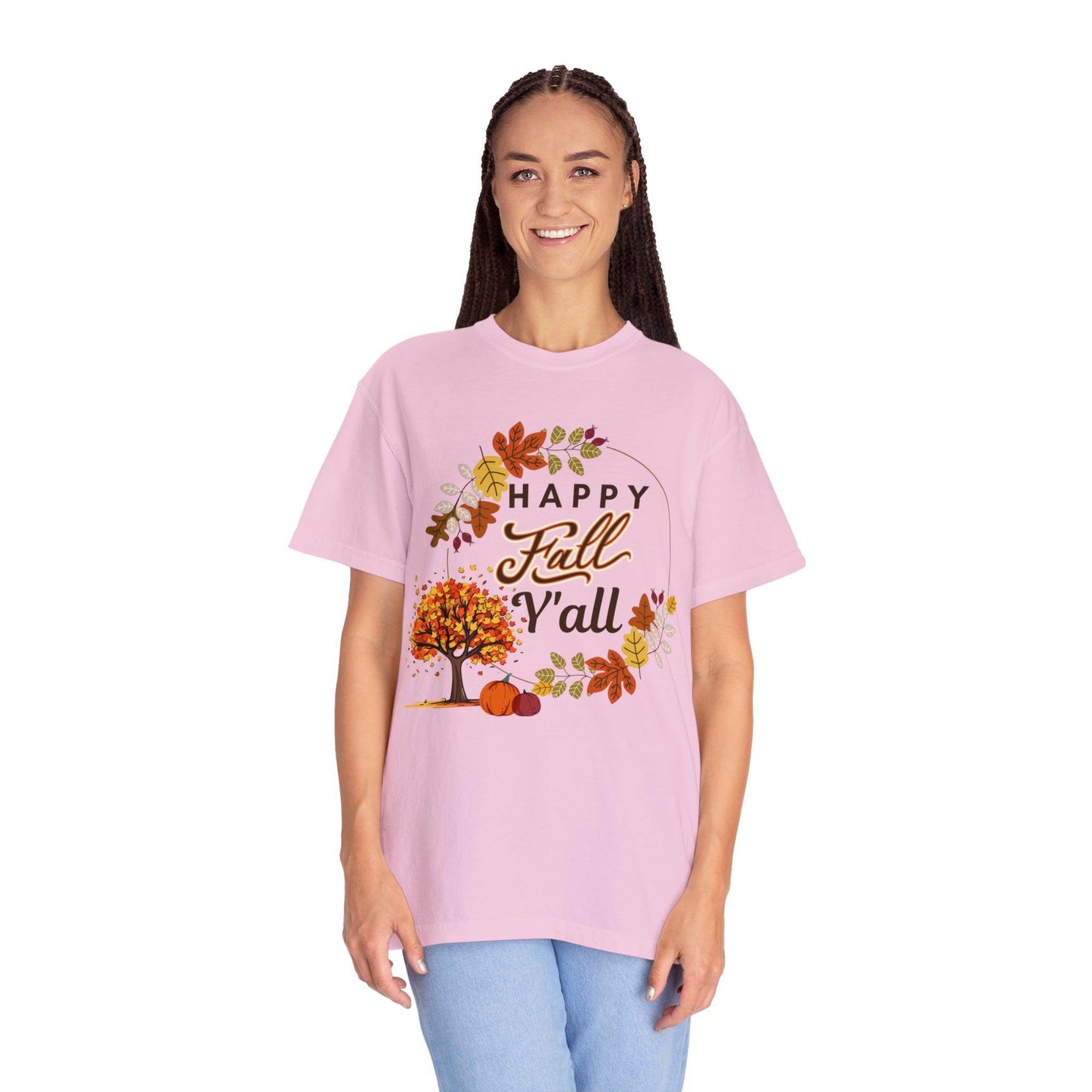 Happy Fall Y'all Gift for Fall, Funny Fall Shirts Gift, Autumn Tee, Fall TShirt - Giftsmojo