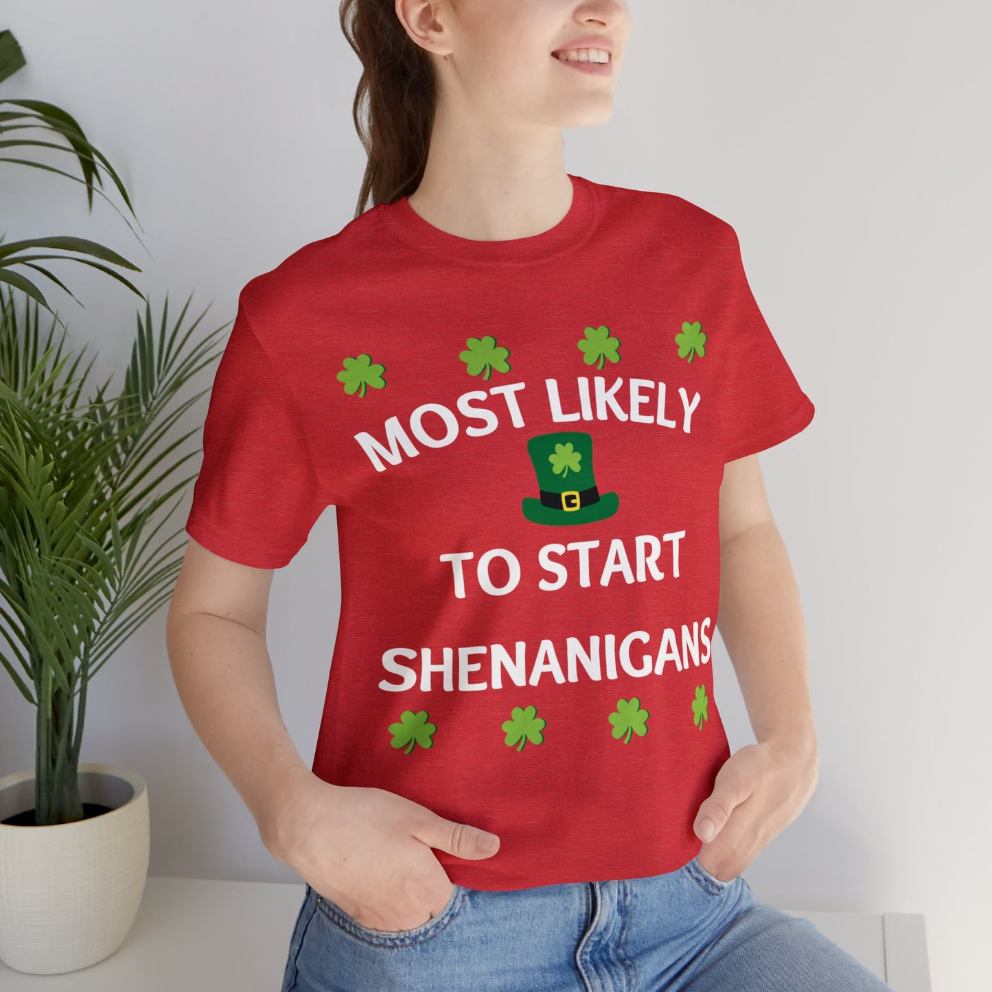 Most likely to start Shenanigans Family Matching St Patricks Shirt