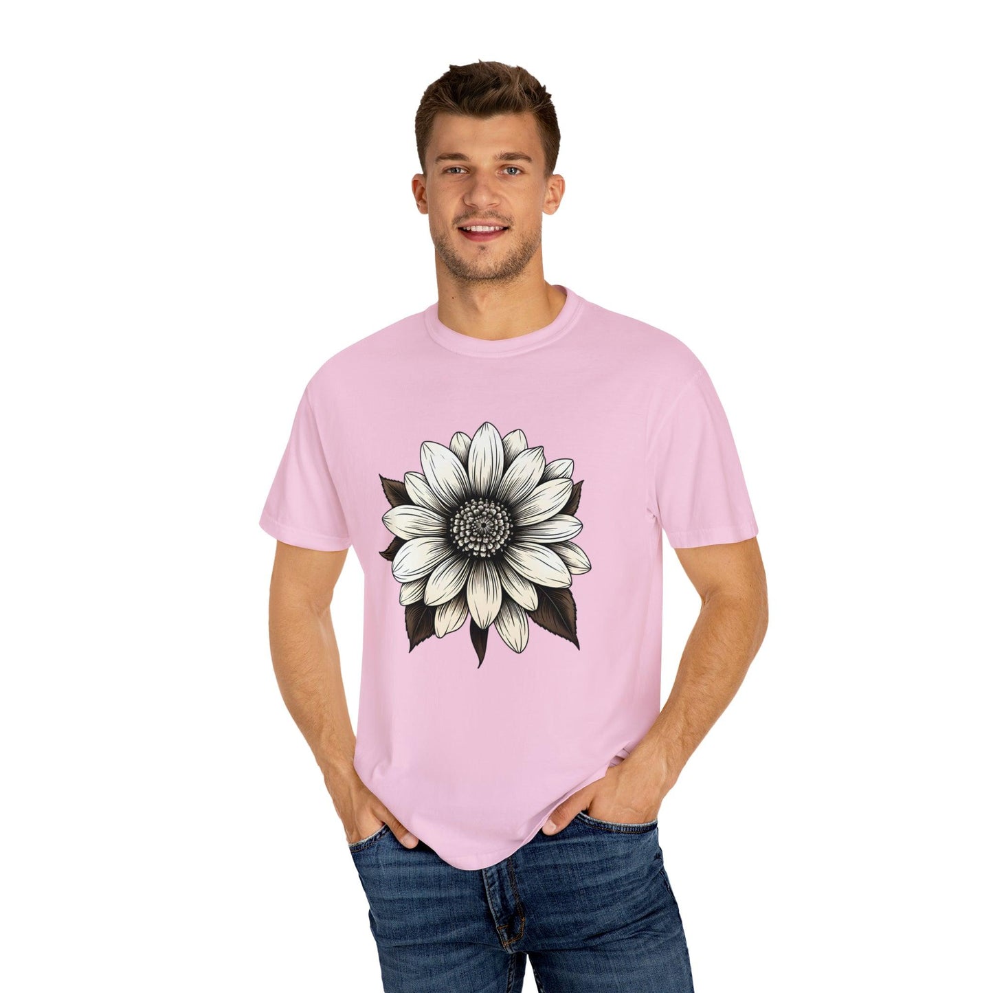 Sunflower Shirt Flower Shirt Aesthetic Women Top Floral Graphic Tee Floral Shirt Flower T-shirt, Wild Flower Shirt Gift For Her