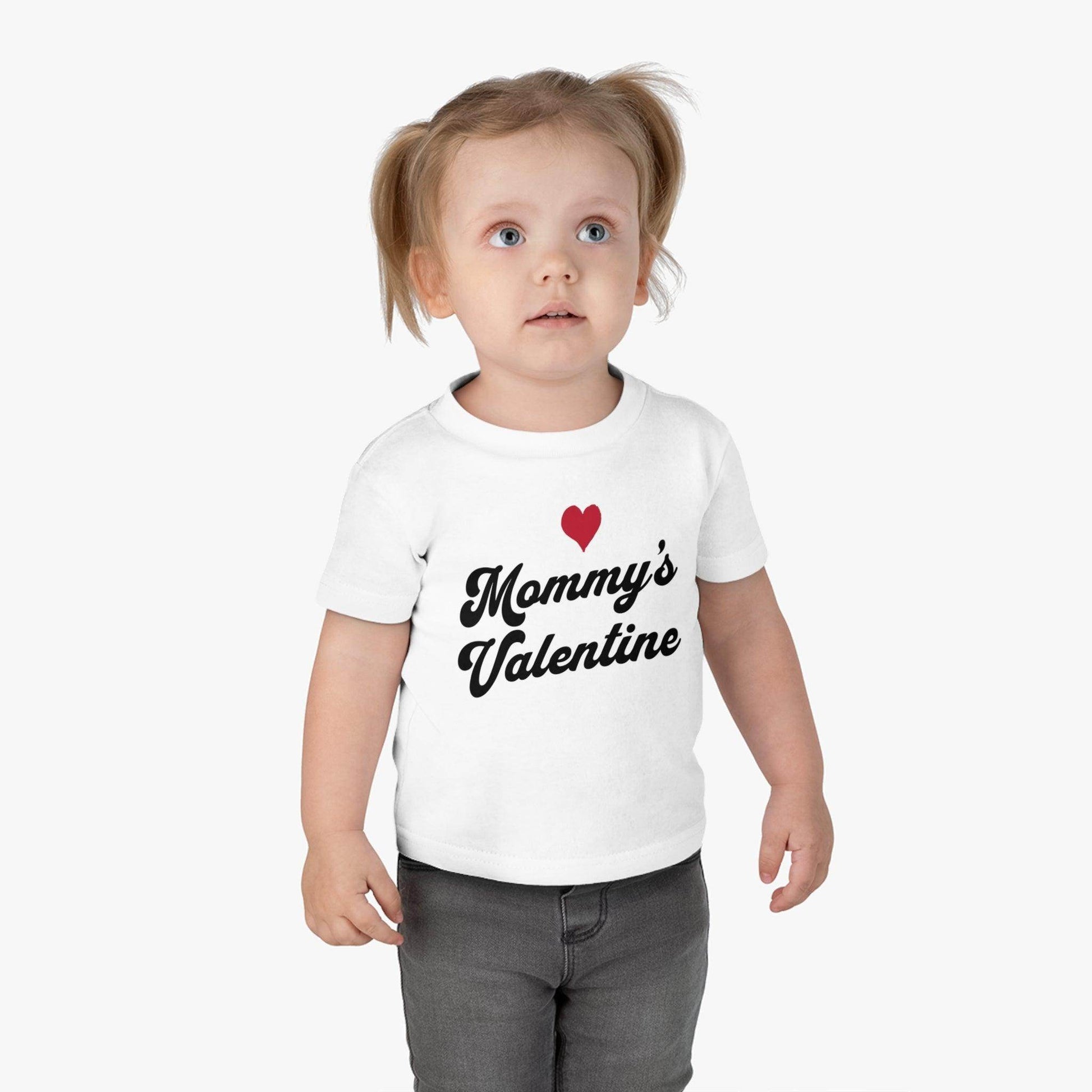 Mommy's Valentine - Kids Valentine day shirt - Giftsmojo