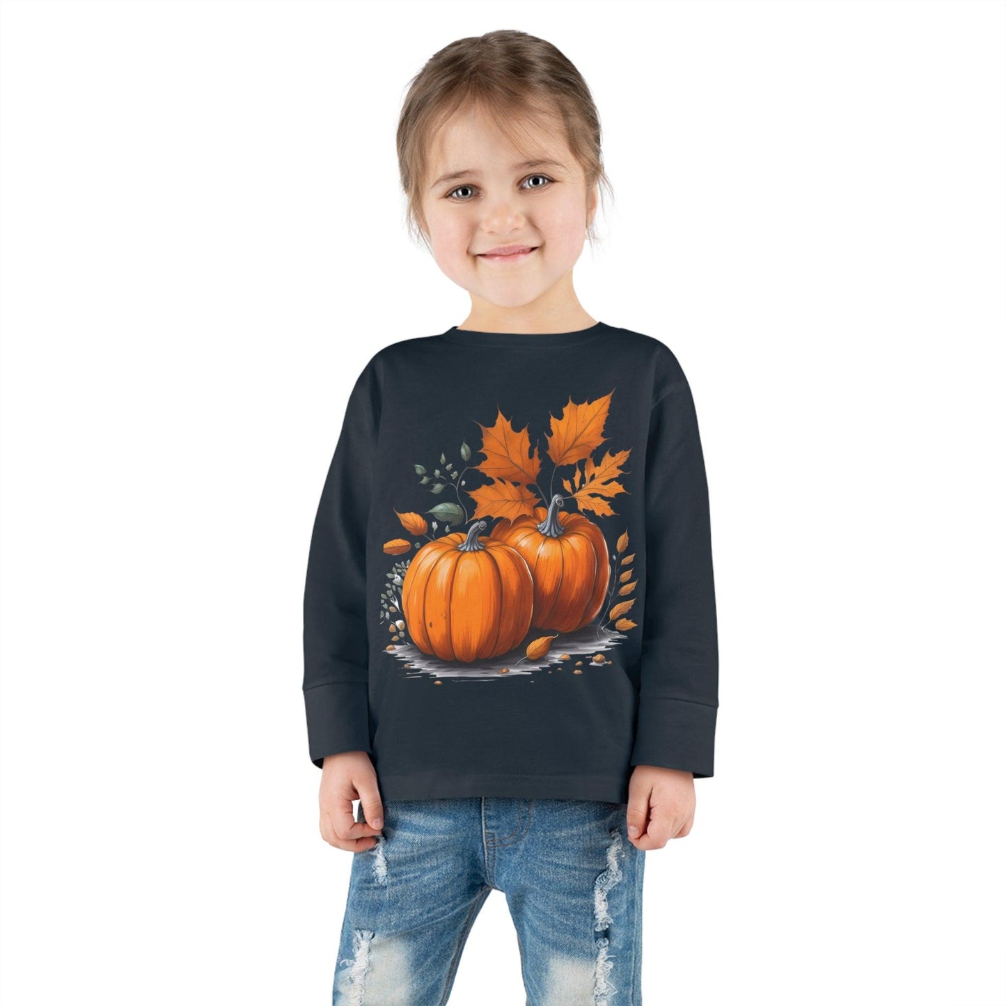 Kids Halloween Pumpkin Shirt Fall Shirt Kids Halloween Costume Kids Trick or Treat Outfit for Halloween - Giftsmojo