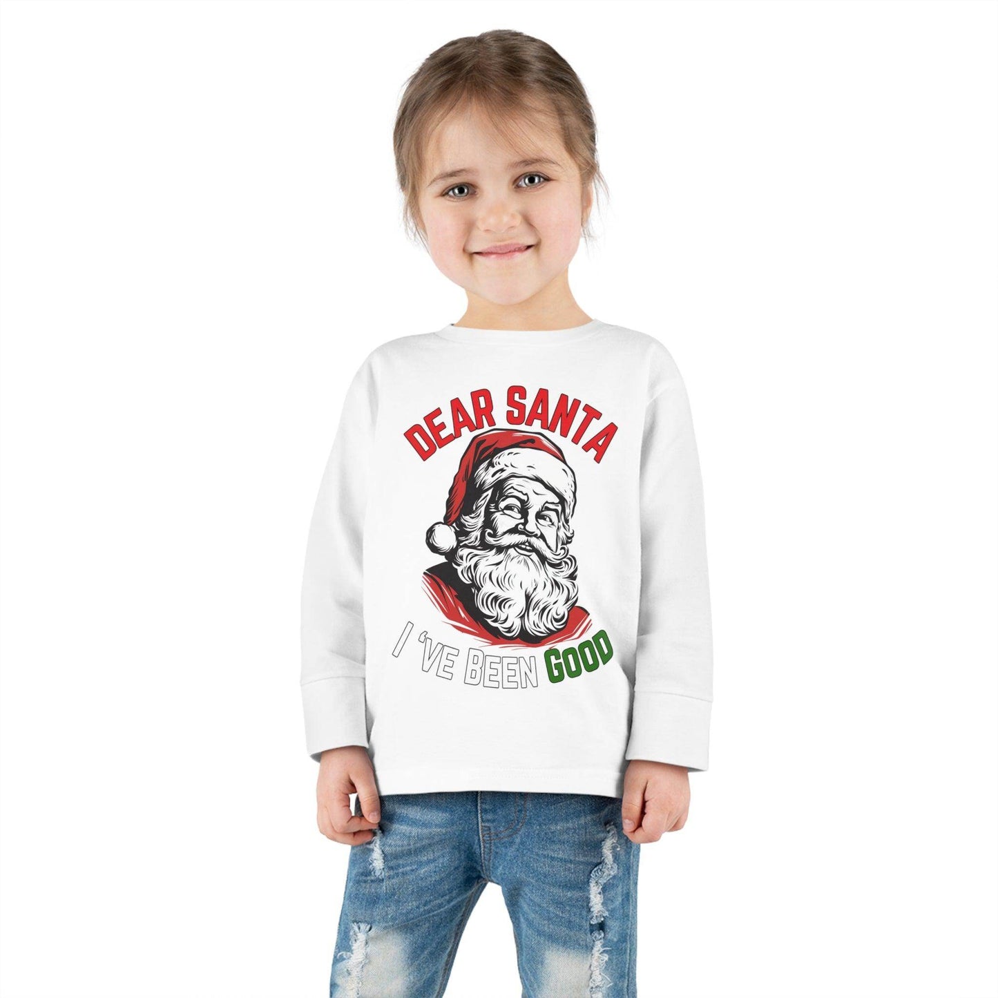 Santa I Have Been Good Christmas Shirt for Kids Christmas Outfit for Kids - Giftsmojo
