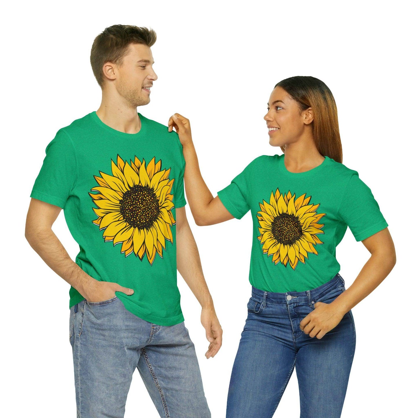 Sunflower Shirt, Floral Tee Shirt, Flower Shirt, Garden Shirt, Womens Fall Summer Shirt Sunshine Tee, Gift for Gardener, Nature lover shirt - Giftsmojo