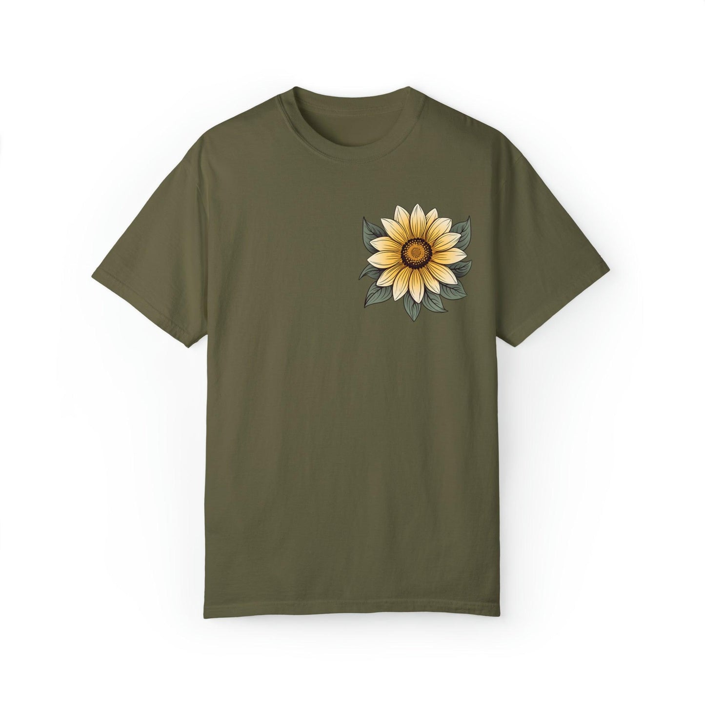 Sunflower Shirt Women Flower Shirt Aesthetic, Floral Graphic Tee Floral Shirt Flower T-shirt, Wild Flower Shirt Gift For Her Wildflower T-shirt