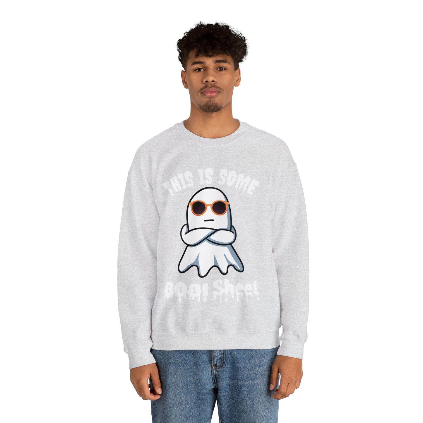 This Is Some Boo Sheet Ghost Sweatshirt Cute Ghost Sweatshirt Boo Ghost Sweatshirt Gift Shirt Funny Halloween Shirt Spooky Season Shirt - Giftsmojo