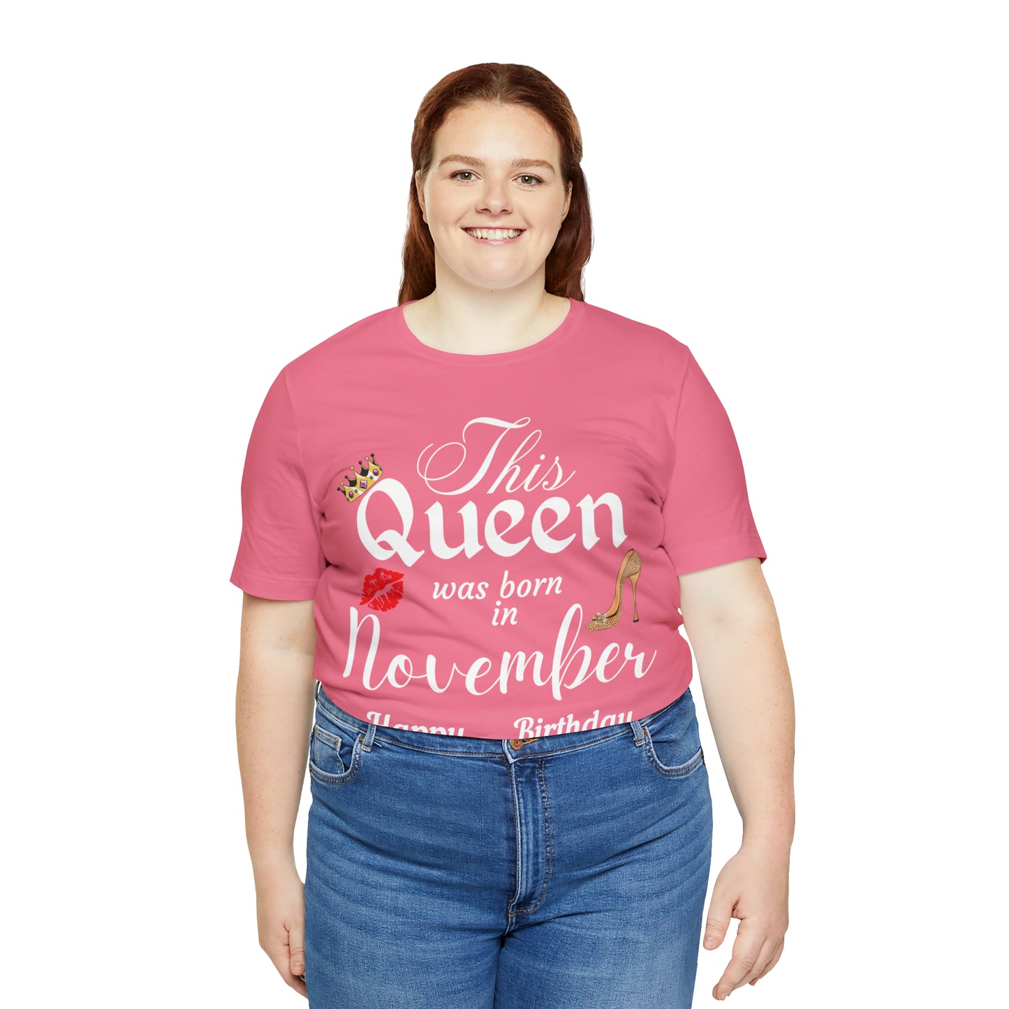 Birthday Queen Shirt, Gift for Birthday, This Queen was born in November Shirt, Funny Queen Shirt, Funny Birthday Shirt, Birthday Gift