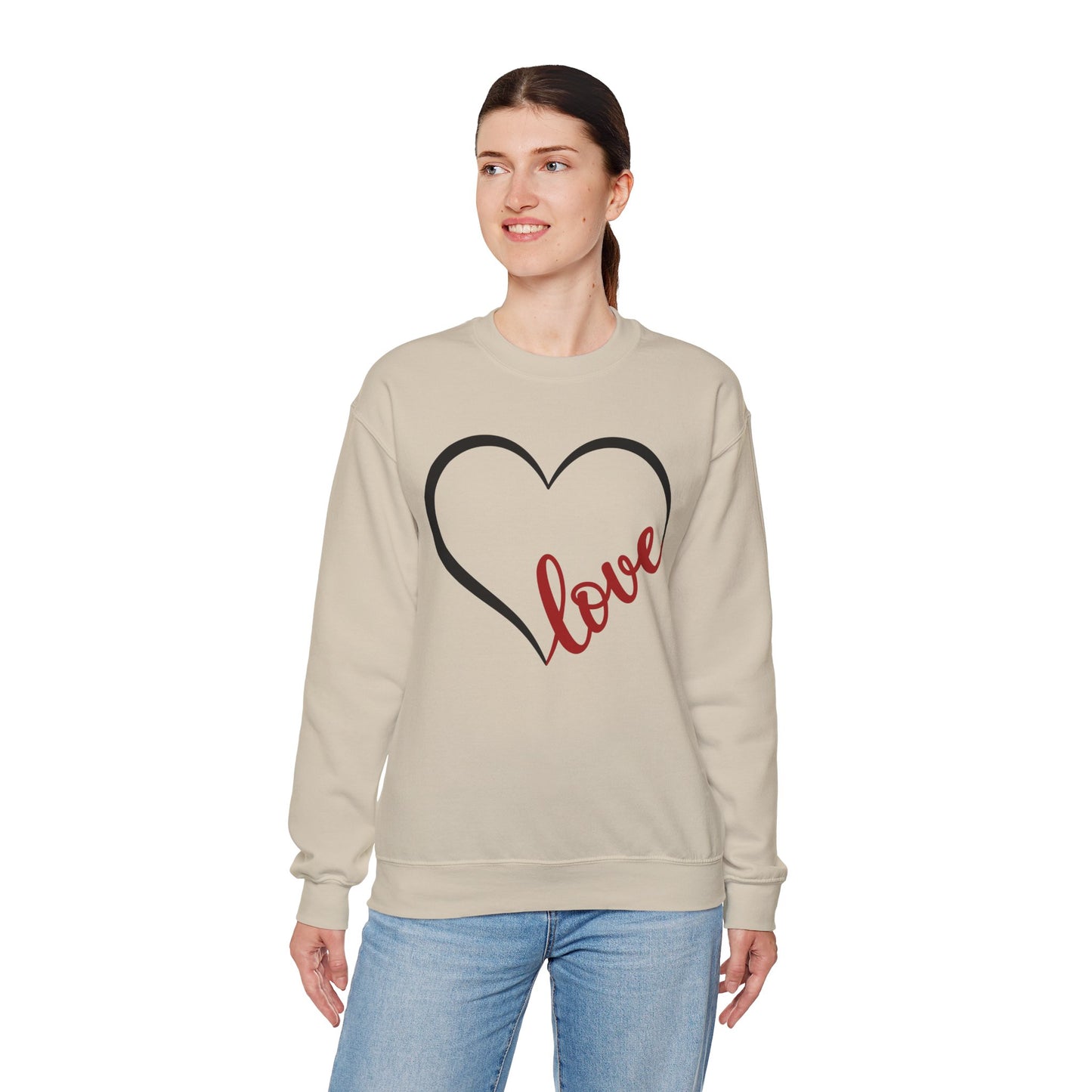 Heart Valentine Sweatshirt - Unisex