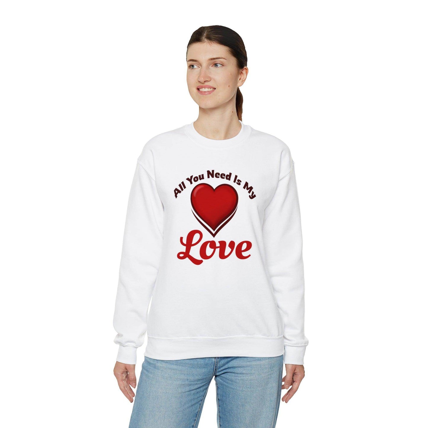 All you need is My Love Tee Hooded Sweatshirt - Giftsmojo