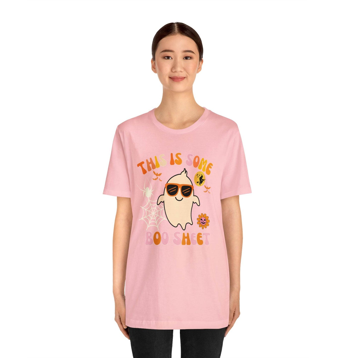 This Is Some Boo Sheet Funny Halloween Shirt Funny Halloween Costume Spooky Season Tee Funny Gift Shirt for Birthday Christmas Anniversary - Giftsmojo