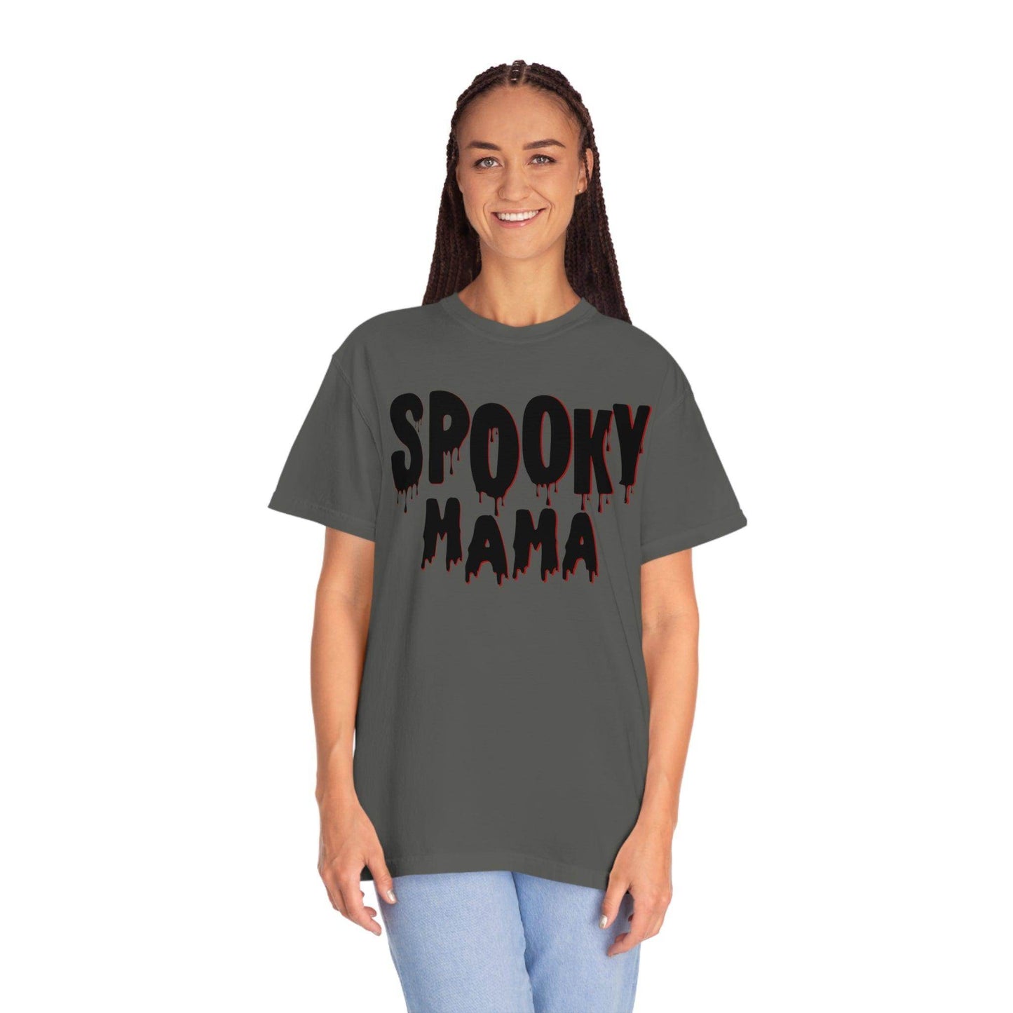 Retro Halloween Tshirt, Spooky Mama Shirt, Vintage Halloween Shirt Trendy Halloween Vibes - Giftsmojo